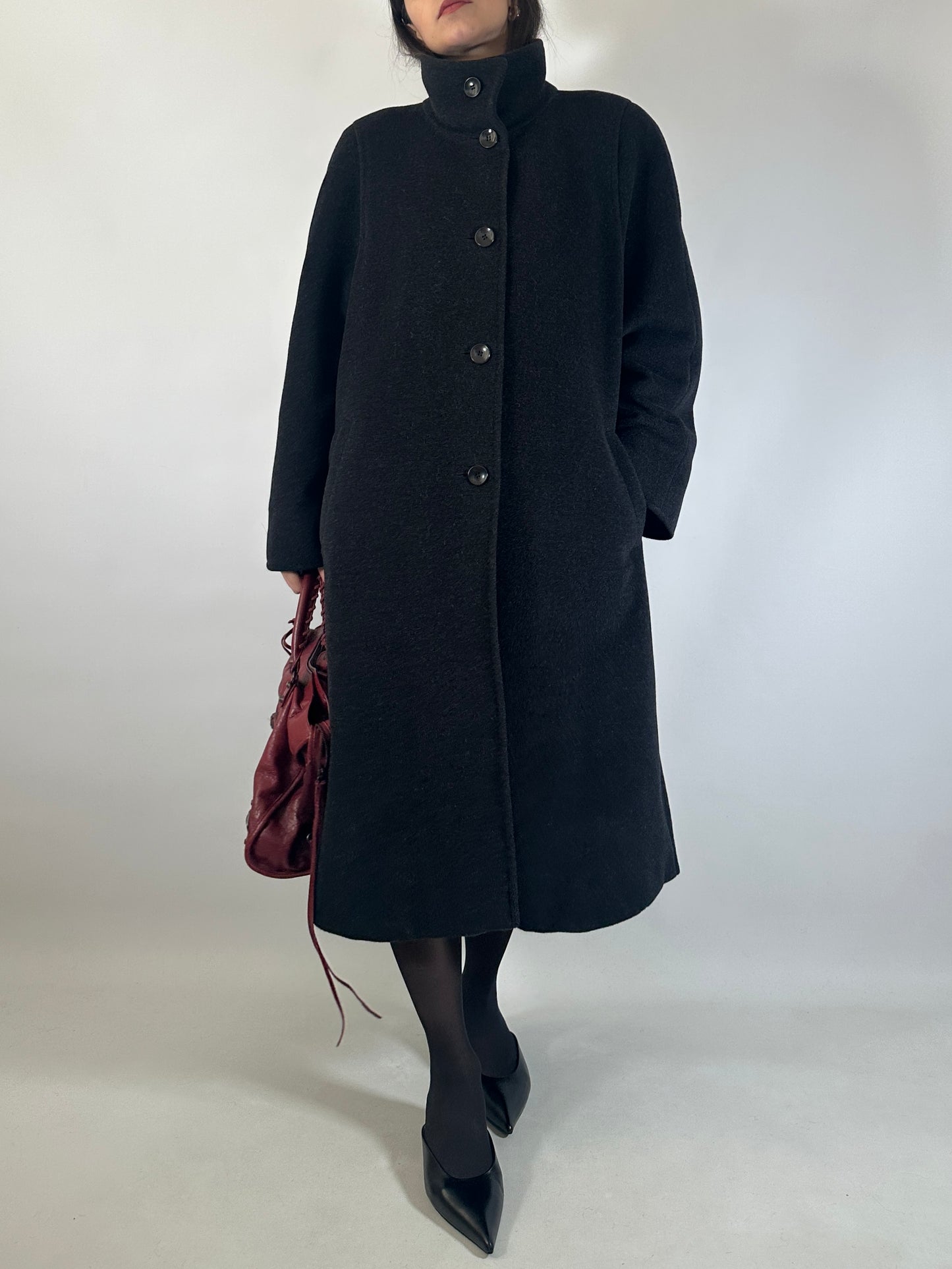 Vintage Wool & Angora Coat
