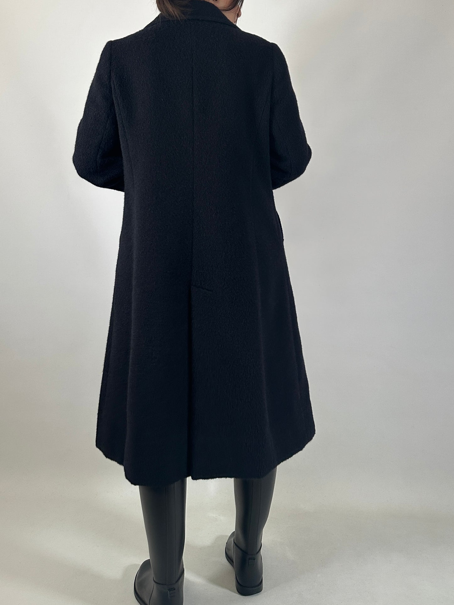 Vintage brushed wool coat