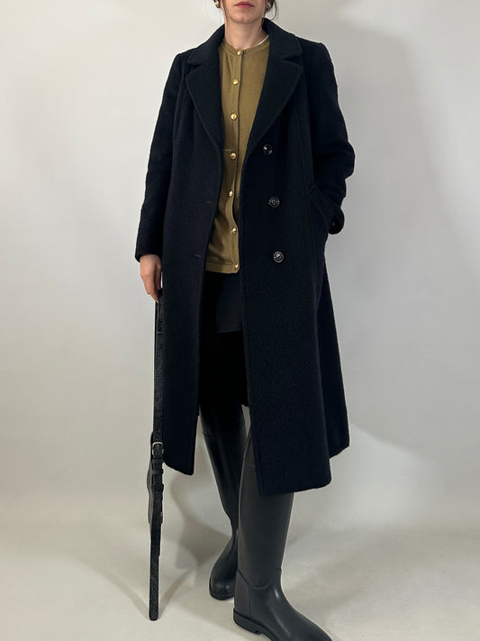 Vintage brushed wool coat