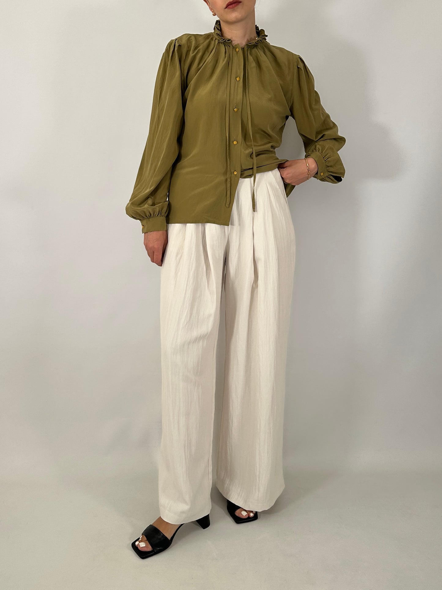 Vintage pure silk shirt