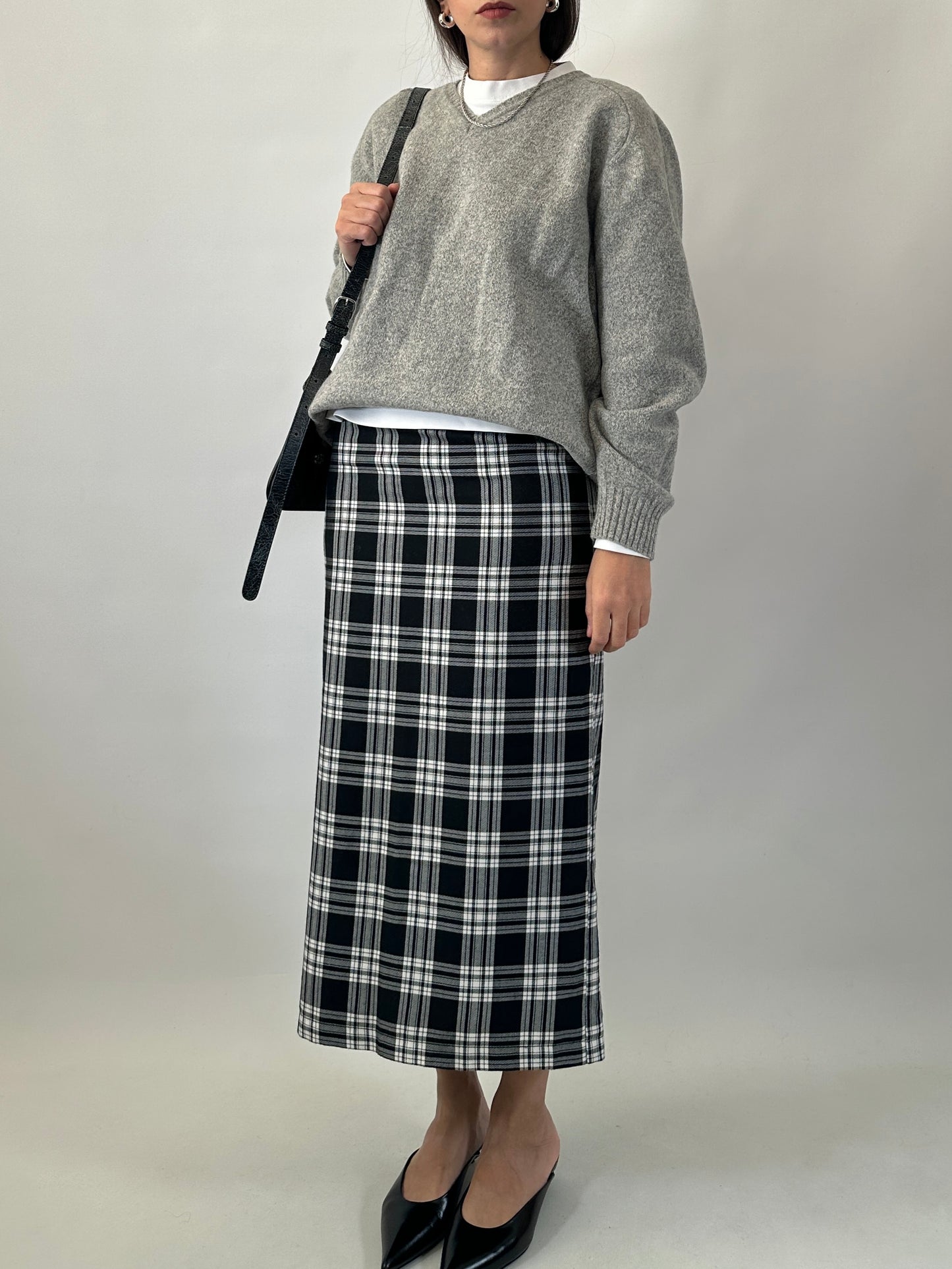 Soft wool blend V-neck sweater