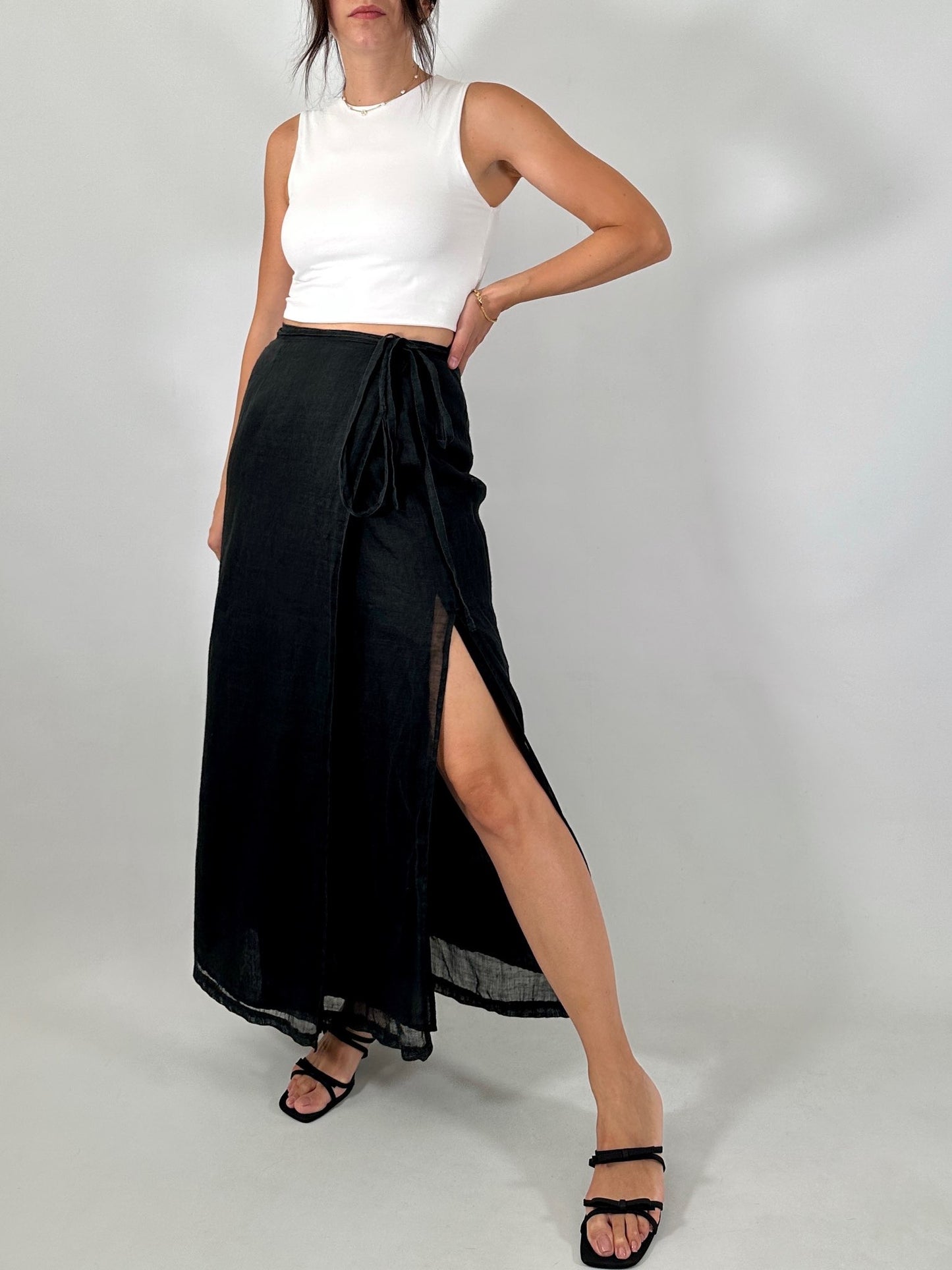 Sportmax maxi wrap skirt