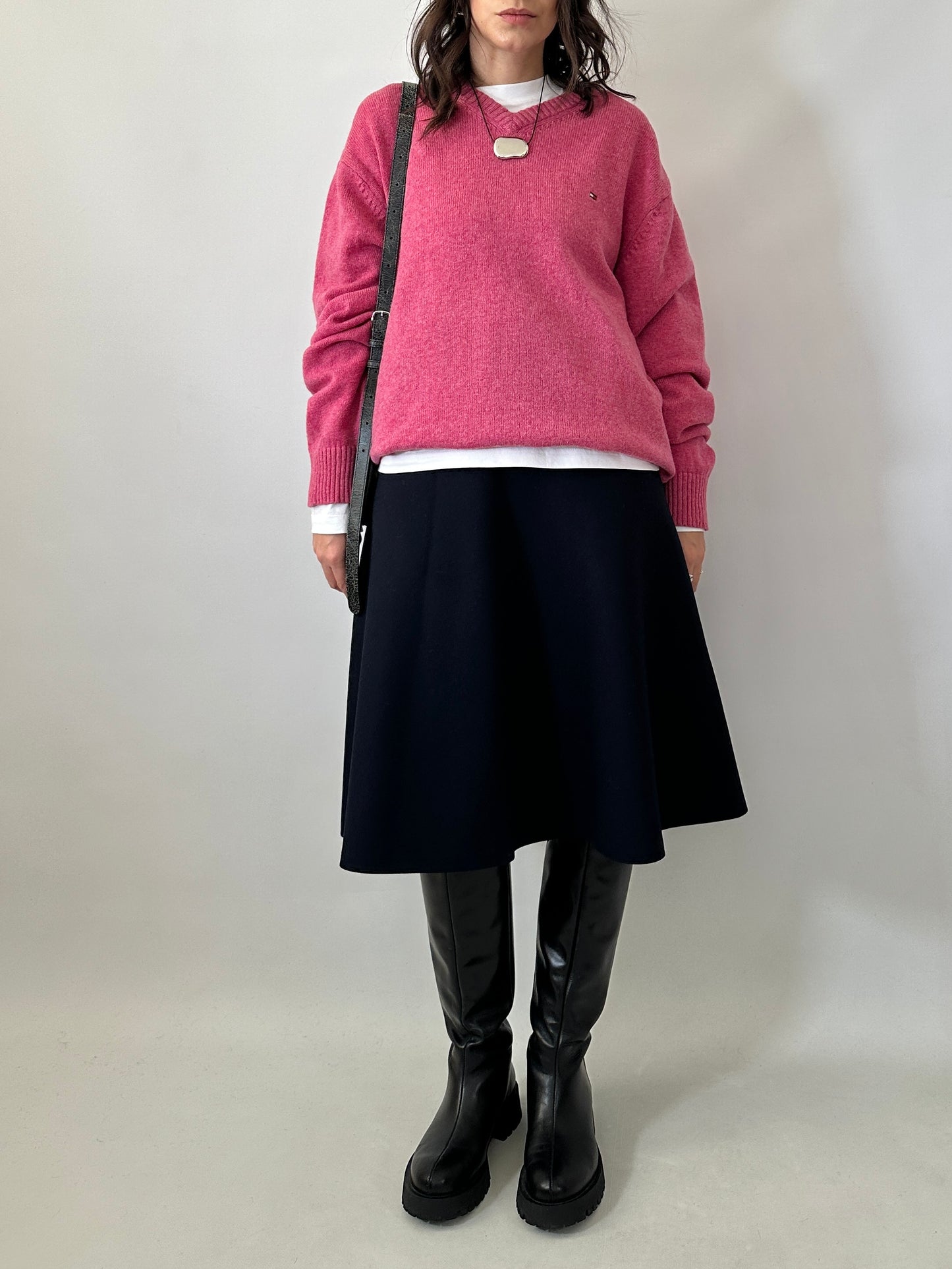 Tommy Hilfiger soft lambswool pink sweater