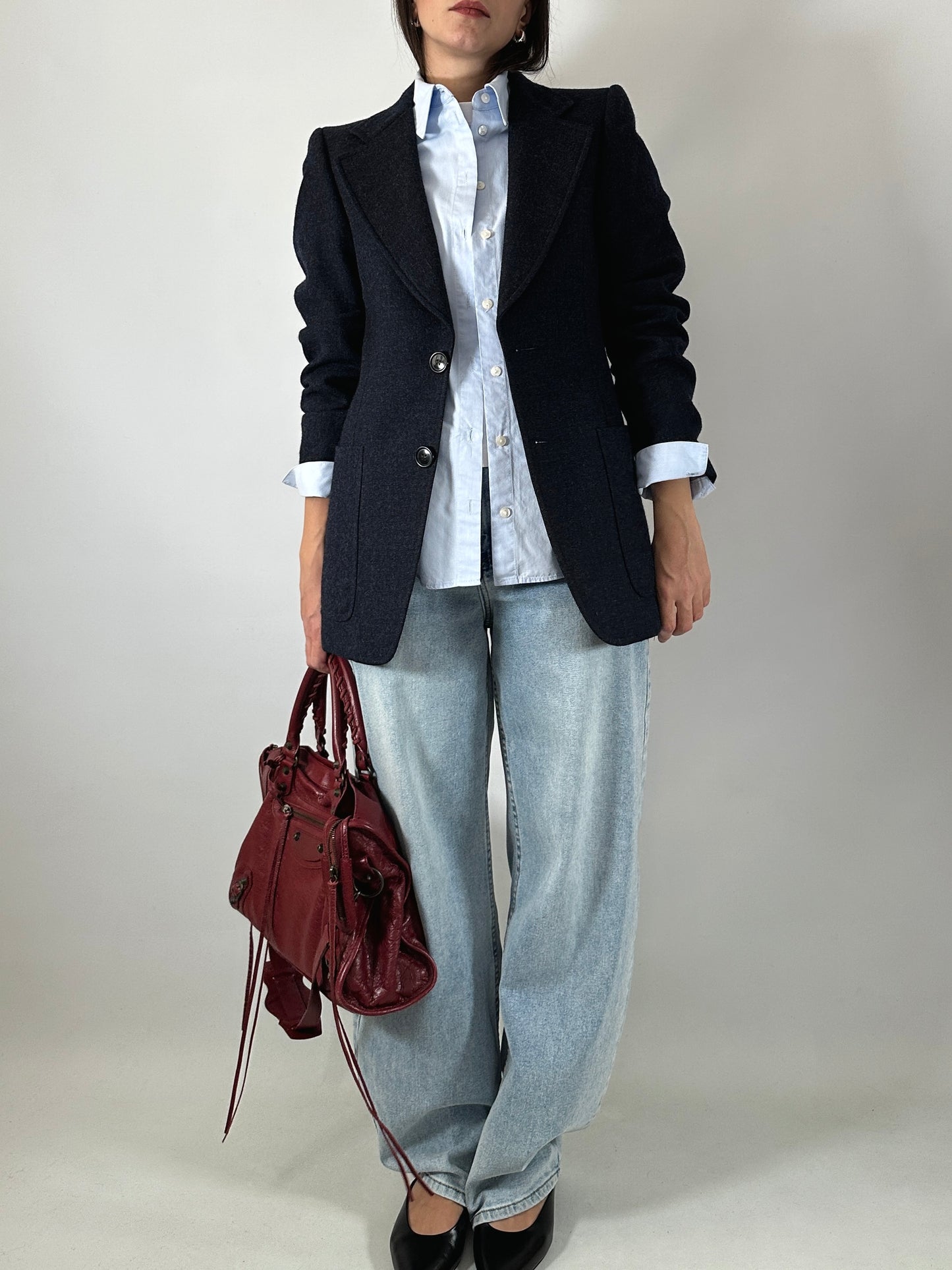 Slim fit blue blazer