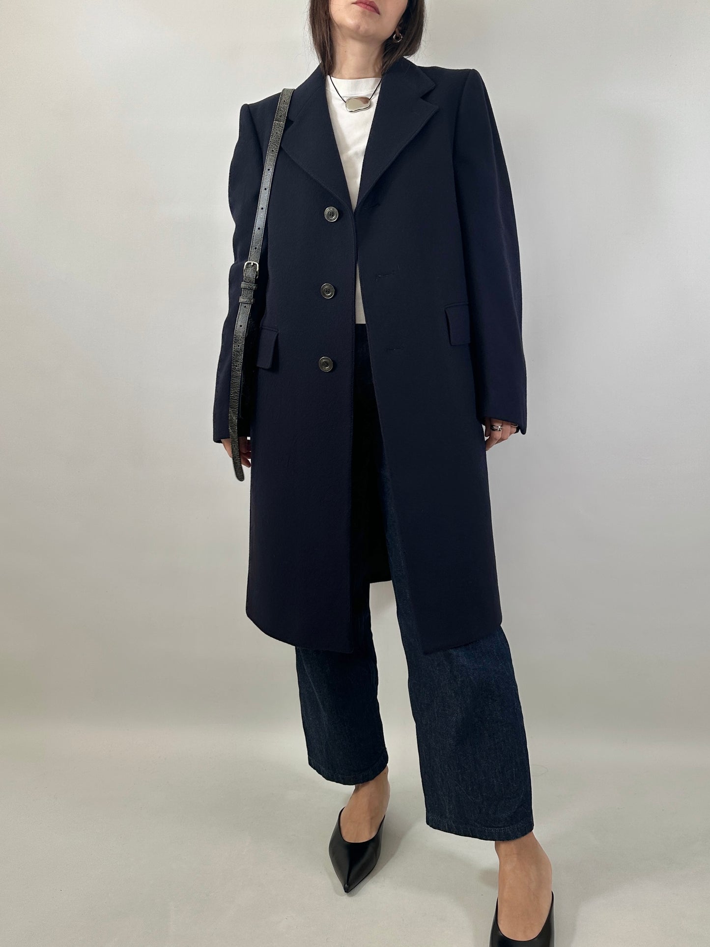 Classic Tailored Navy Coat