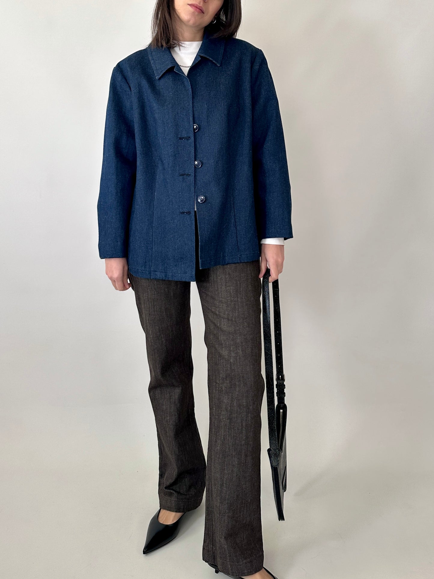 Tailored denim jacket