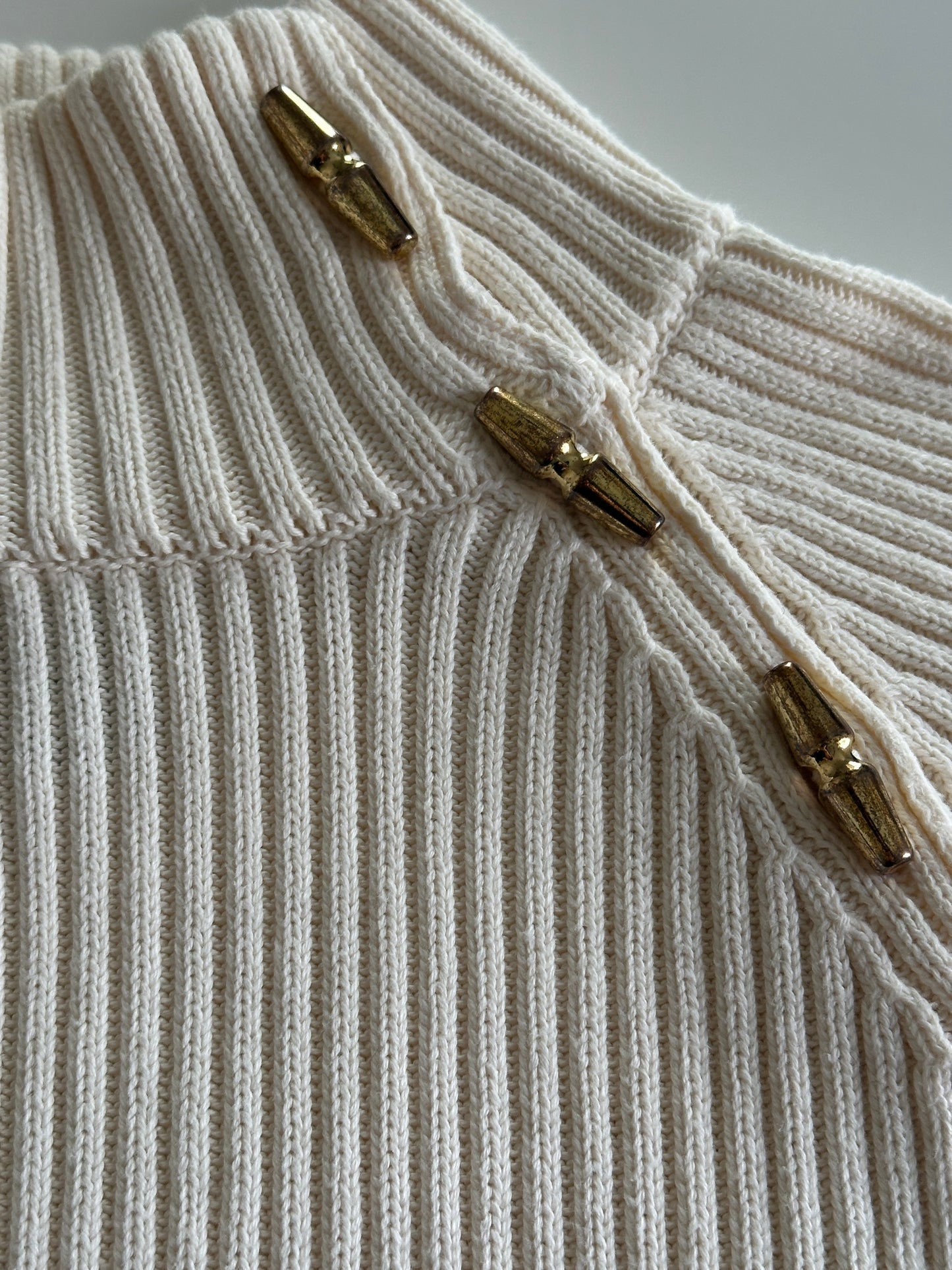 Pure Cotton Ribbed Sweater by Ralph Lauren