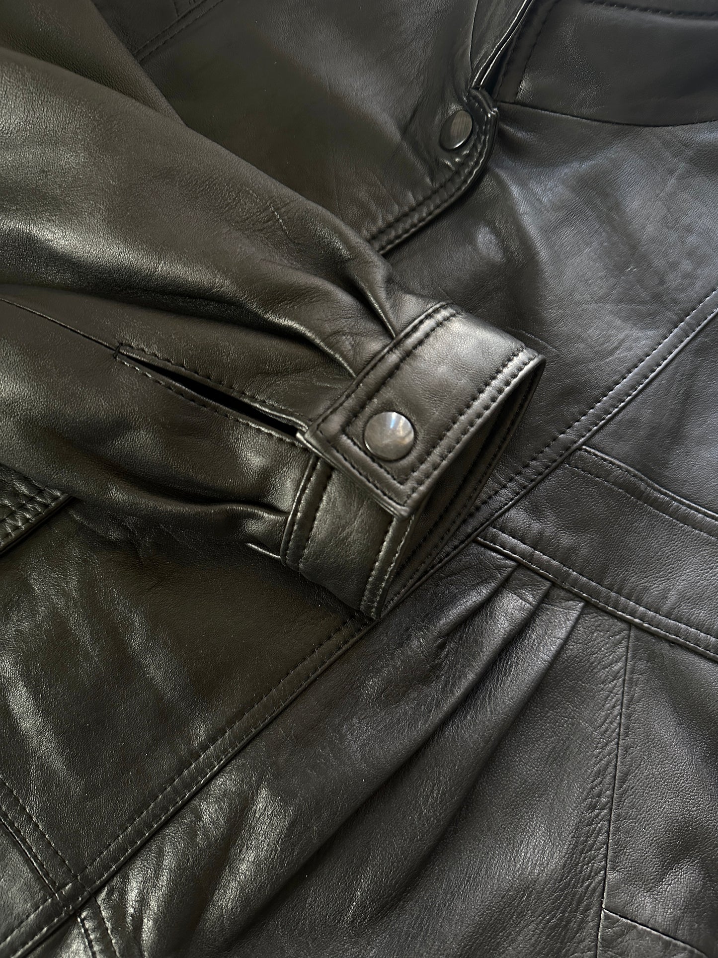 80s bomber jacket in real leather