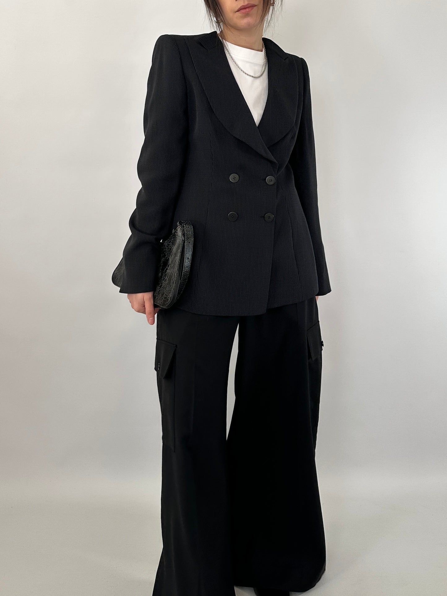Giorgio Armani silk and wool blazer
