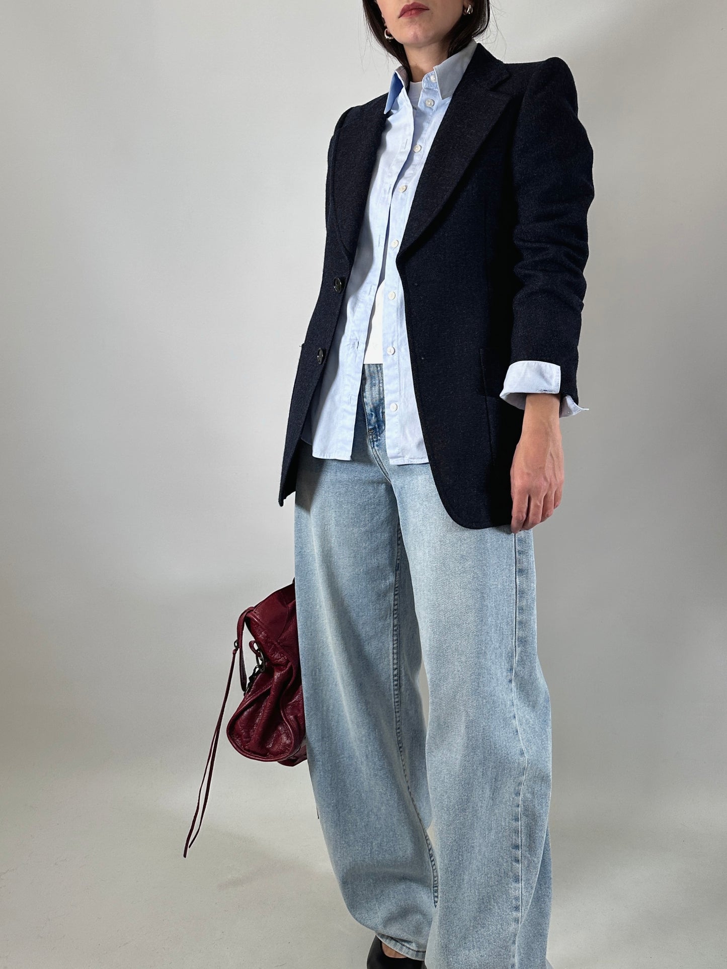 Slim fit blue blazer