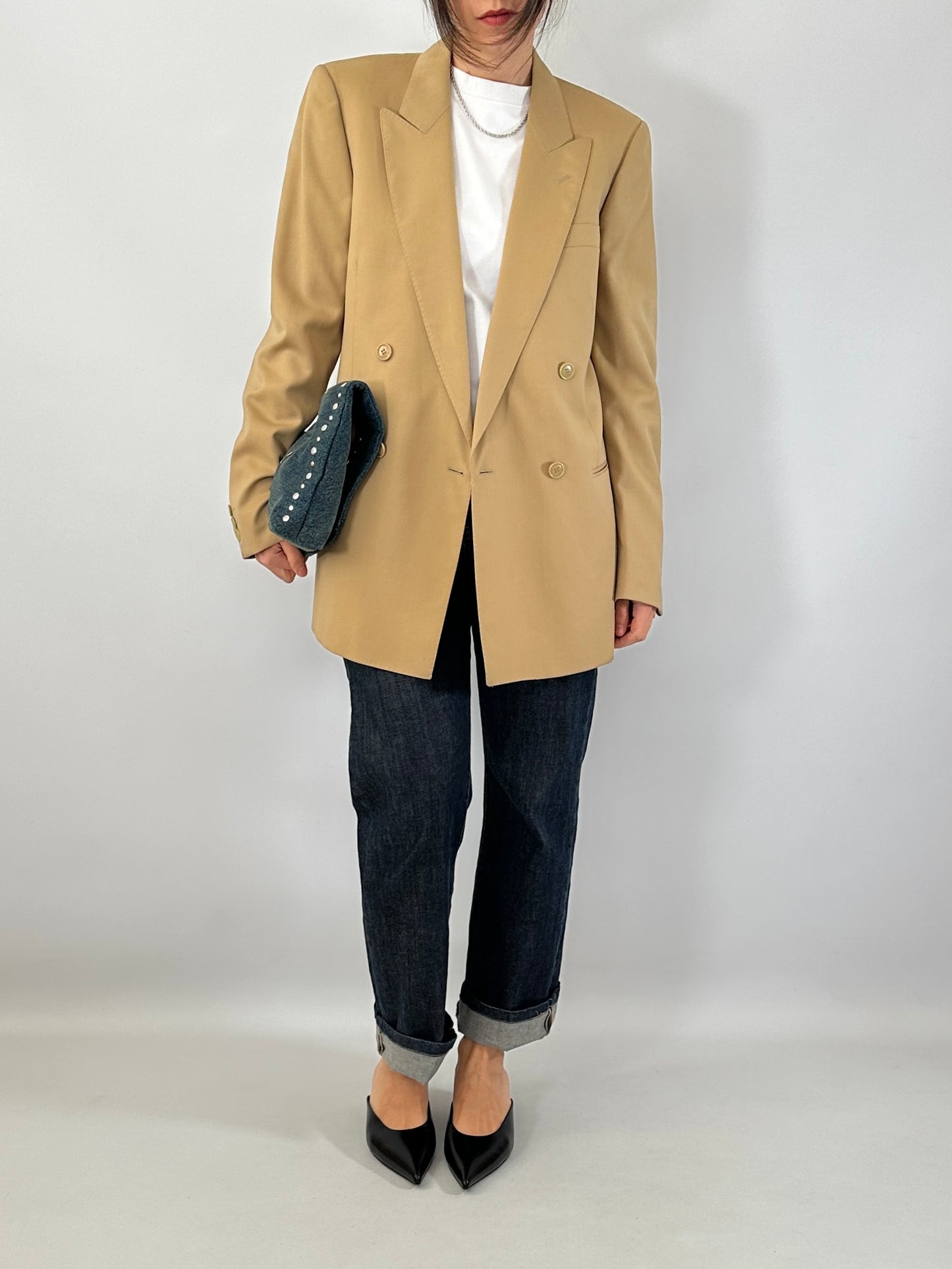 Double-breasted vintage blazer