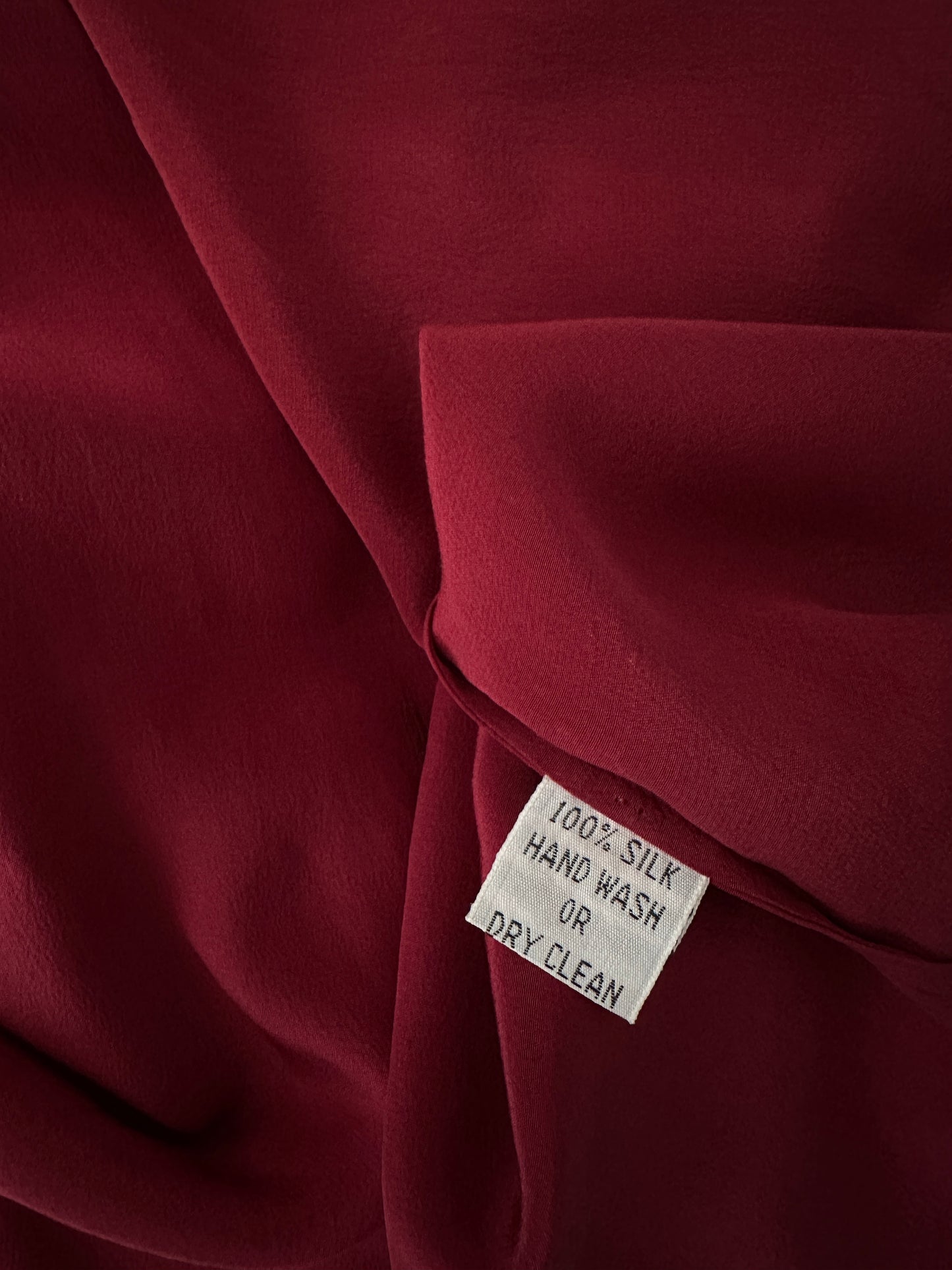 Pure silk cherry shirt