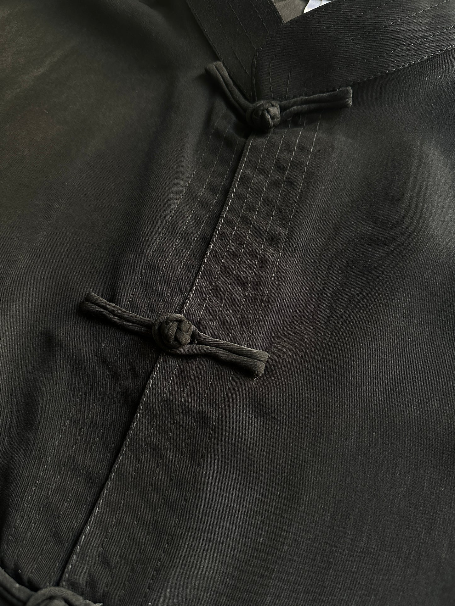 Black Silk Tang Set