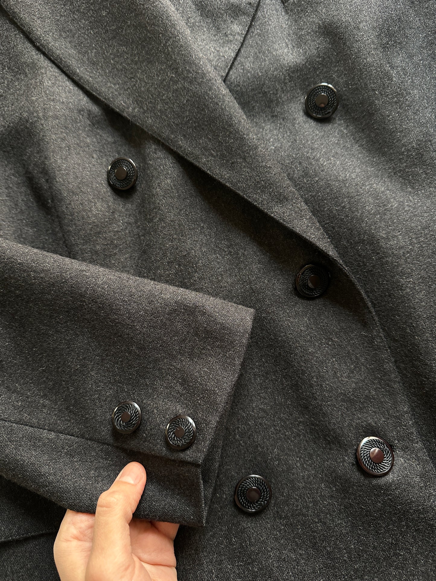 Vintage Roccobarocco Brushed Wool Blazer