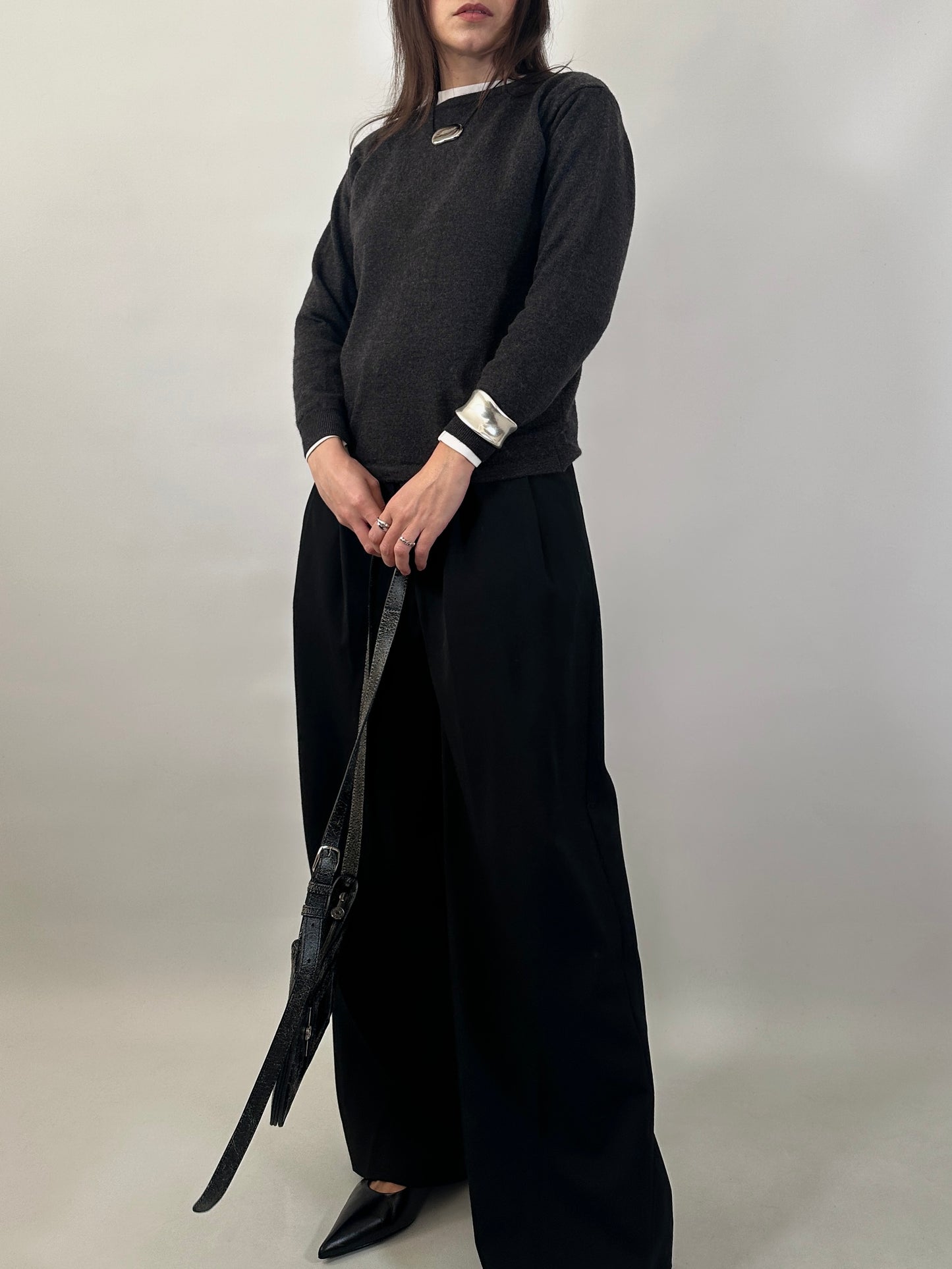Essential Wool Crewneck Sweater