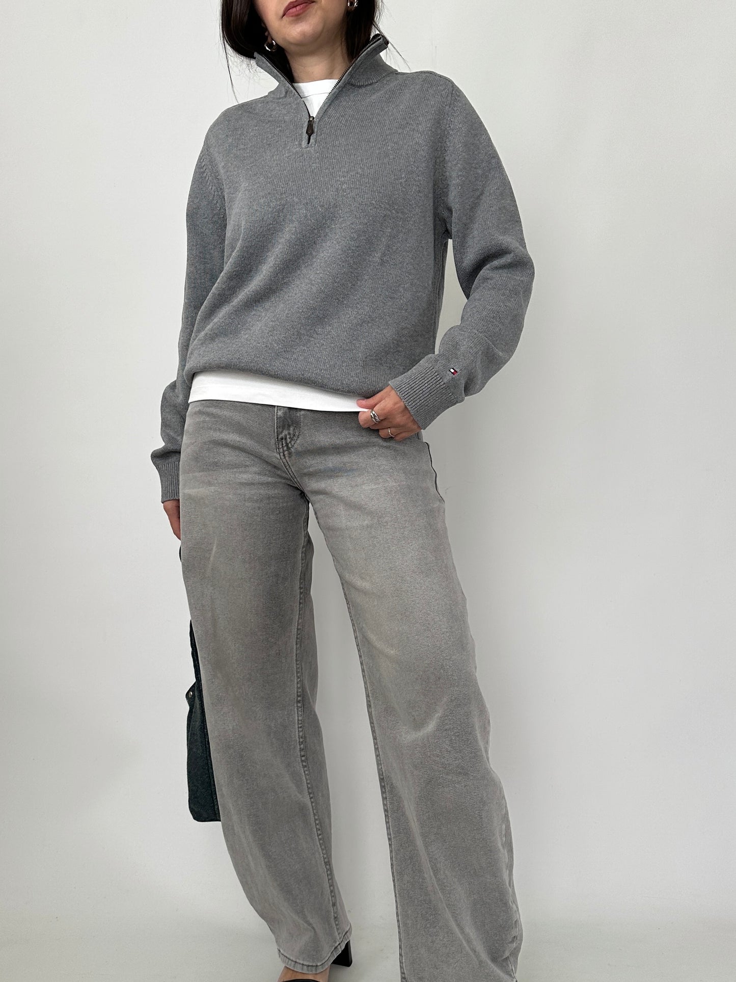 Tommy Hilfiger Cotton Half Zip Sweater