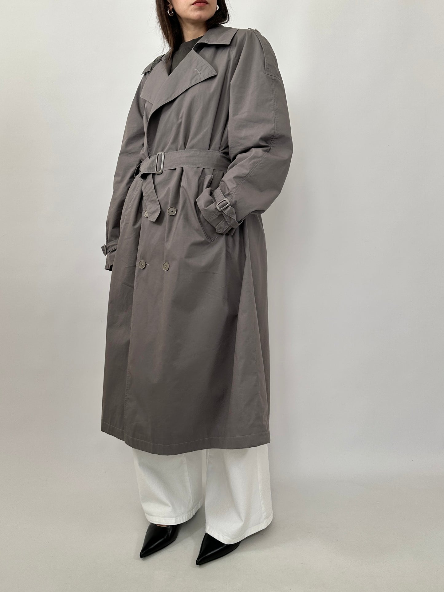 Vintage Pure Cotton Trench Coat
