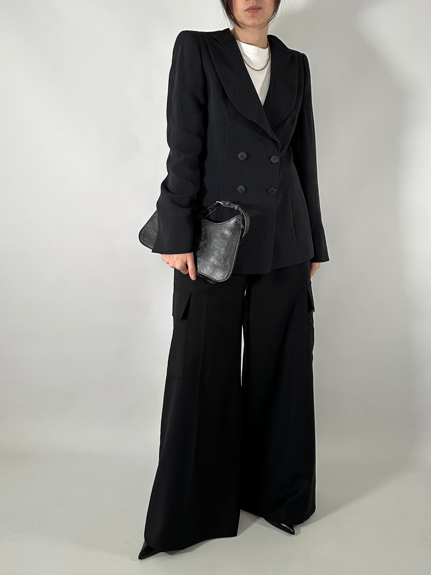 Giorgio Armani silk and wool blazer