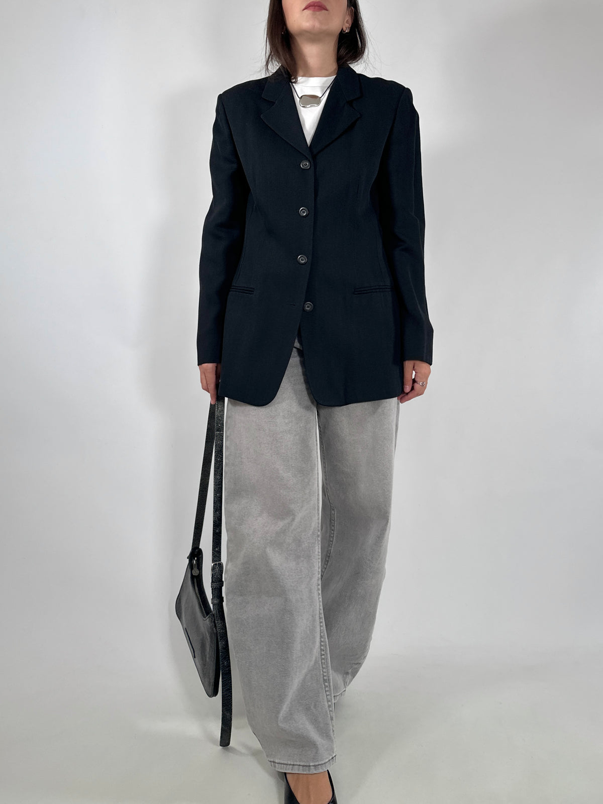Marella Vintage Silk & Wool Blazer