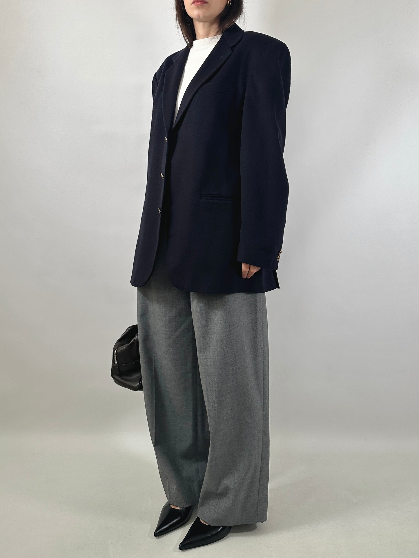 Soft Wool & Cashmere Blend Blazer