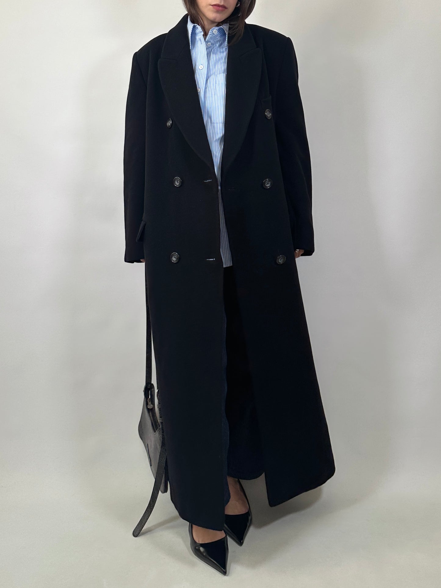 Vintage Extra Long Wool&Cashmere Coat
