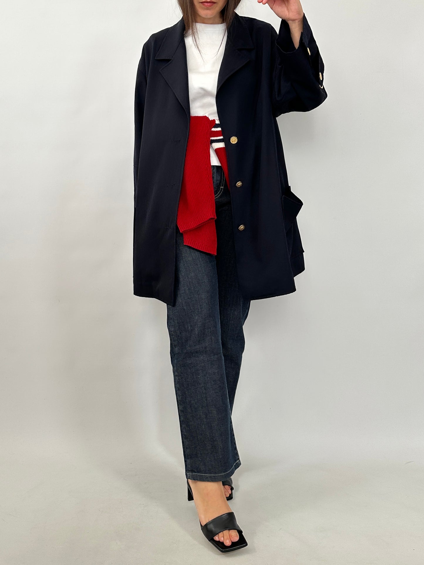 Vintage Lightweight Navy Jacket