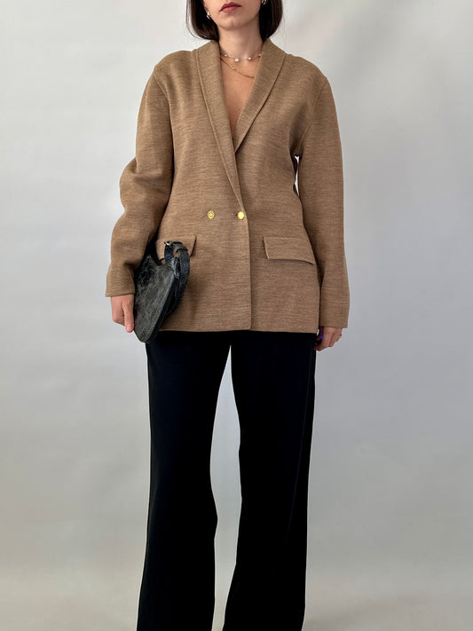 Vintage knitted wool jacket