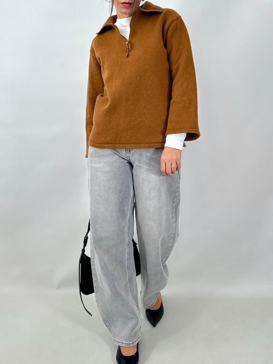 Vintage Gianfranco Ferré cashmere polo sweater