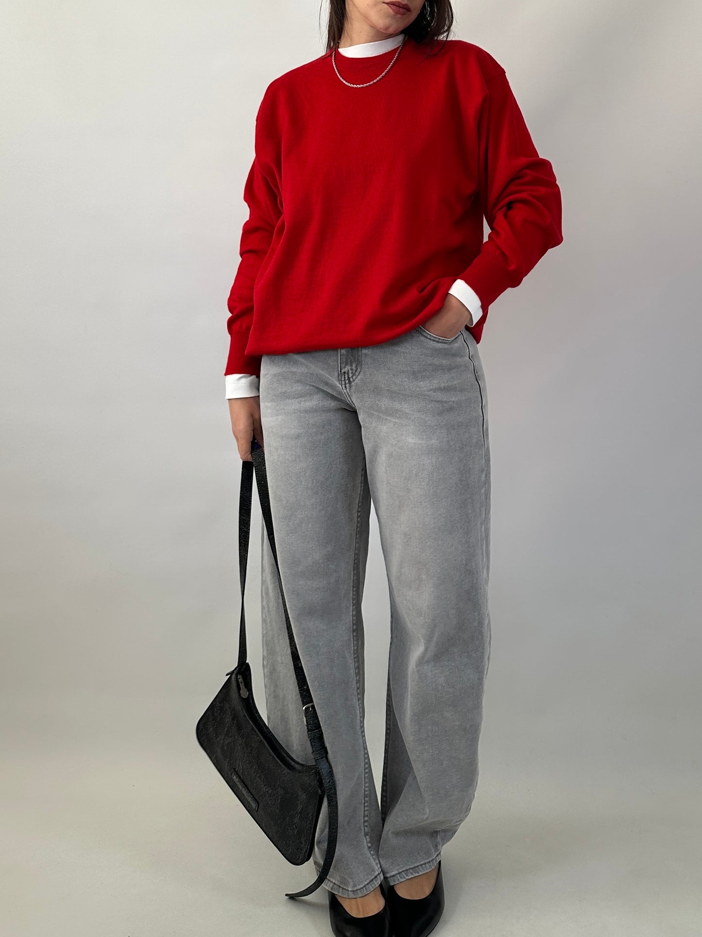 Essential red sweater