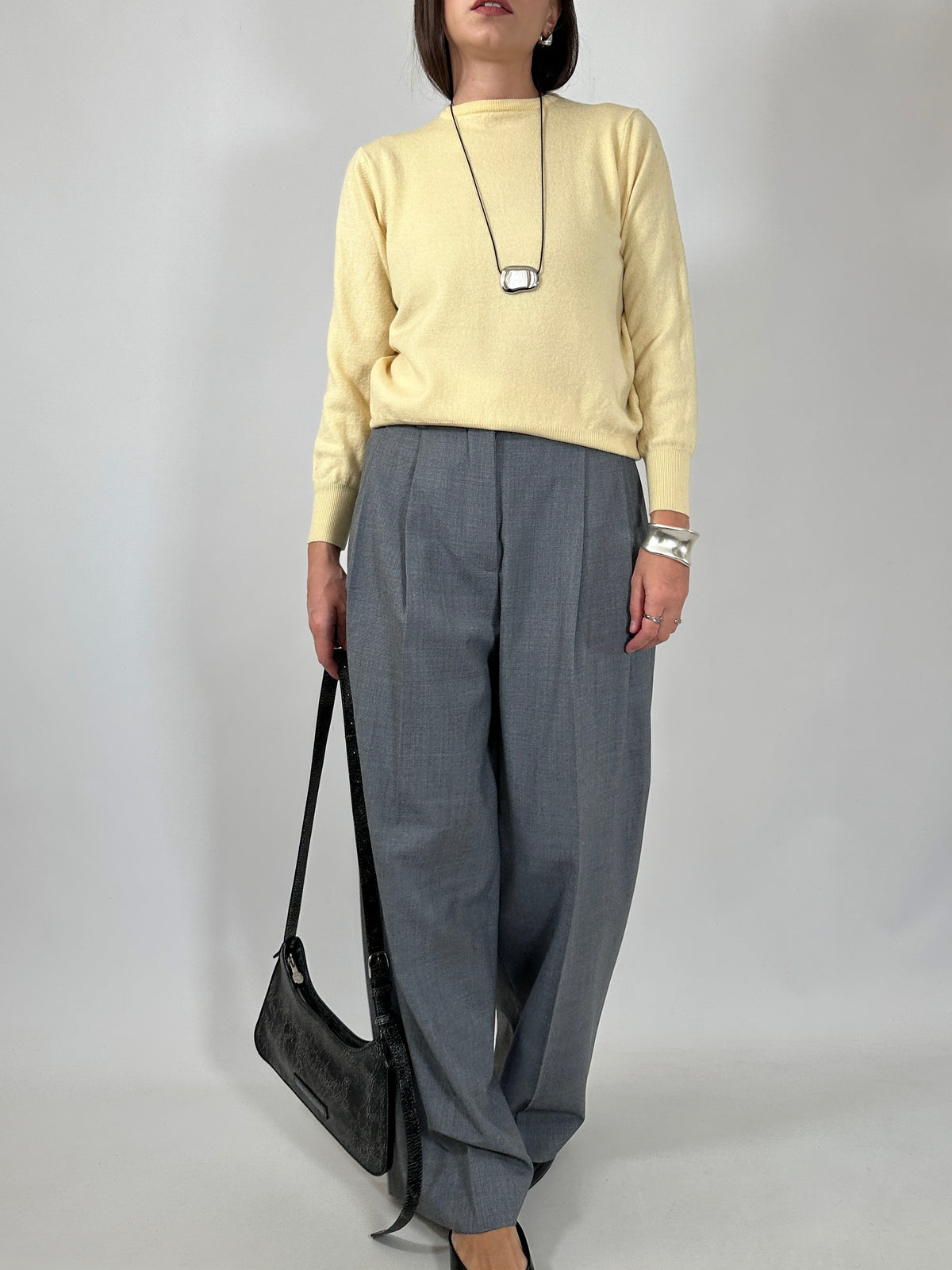 Butter Yellow Lambswool Sweater
