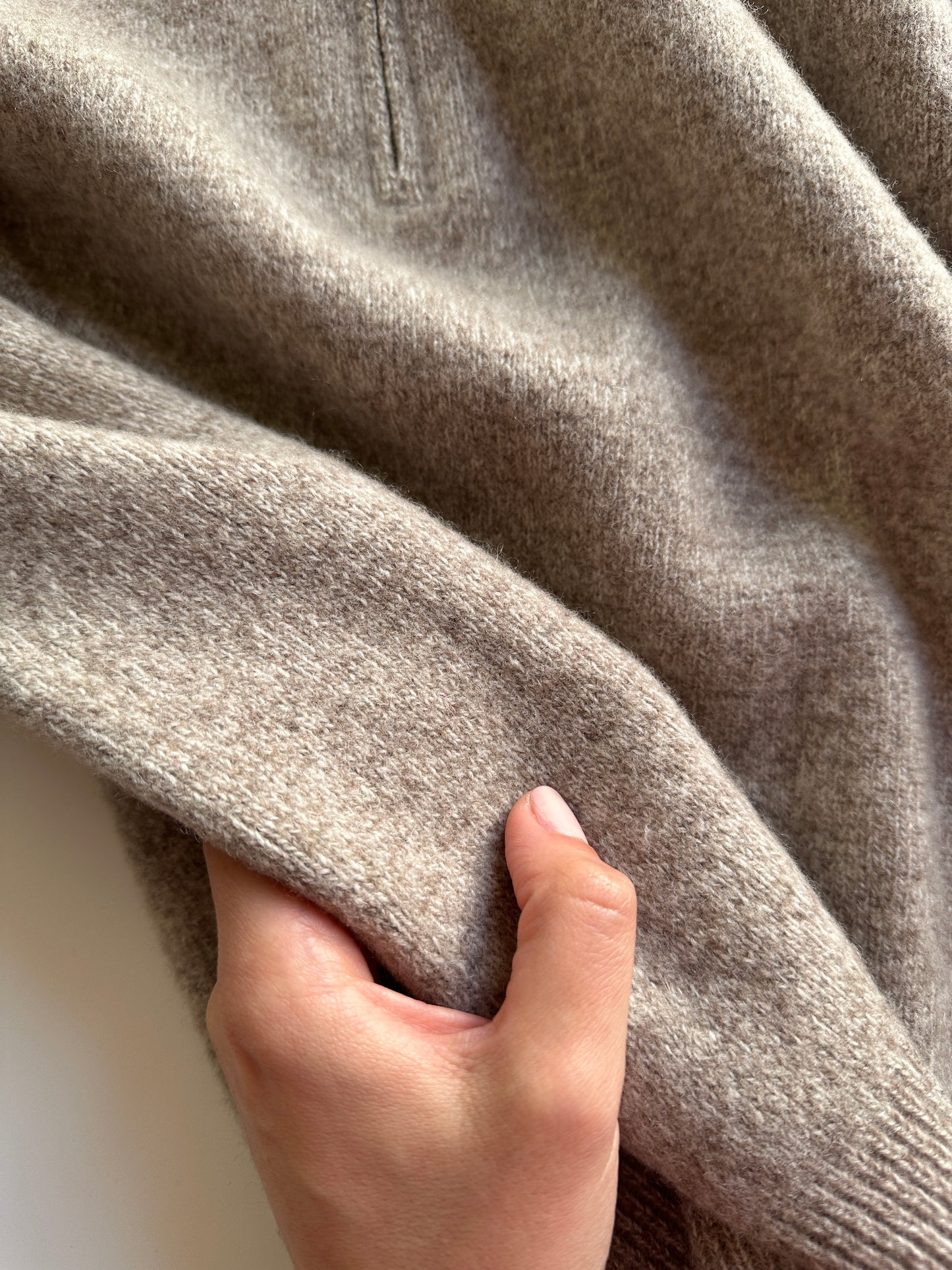 Pure Lambswool Half-Zip Sweater