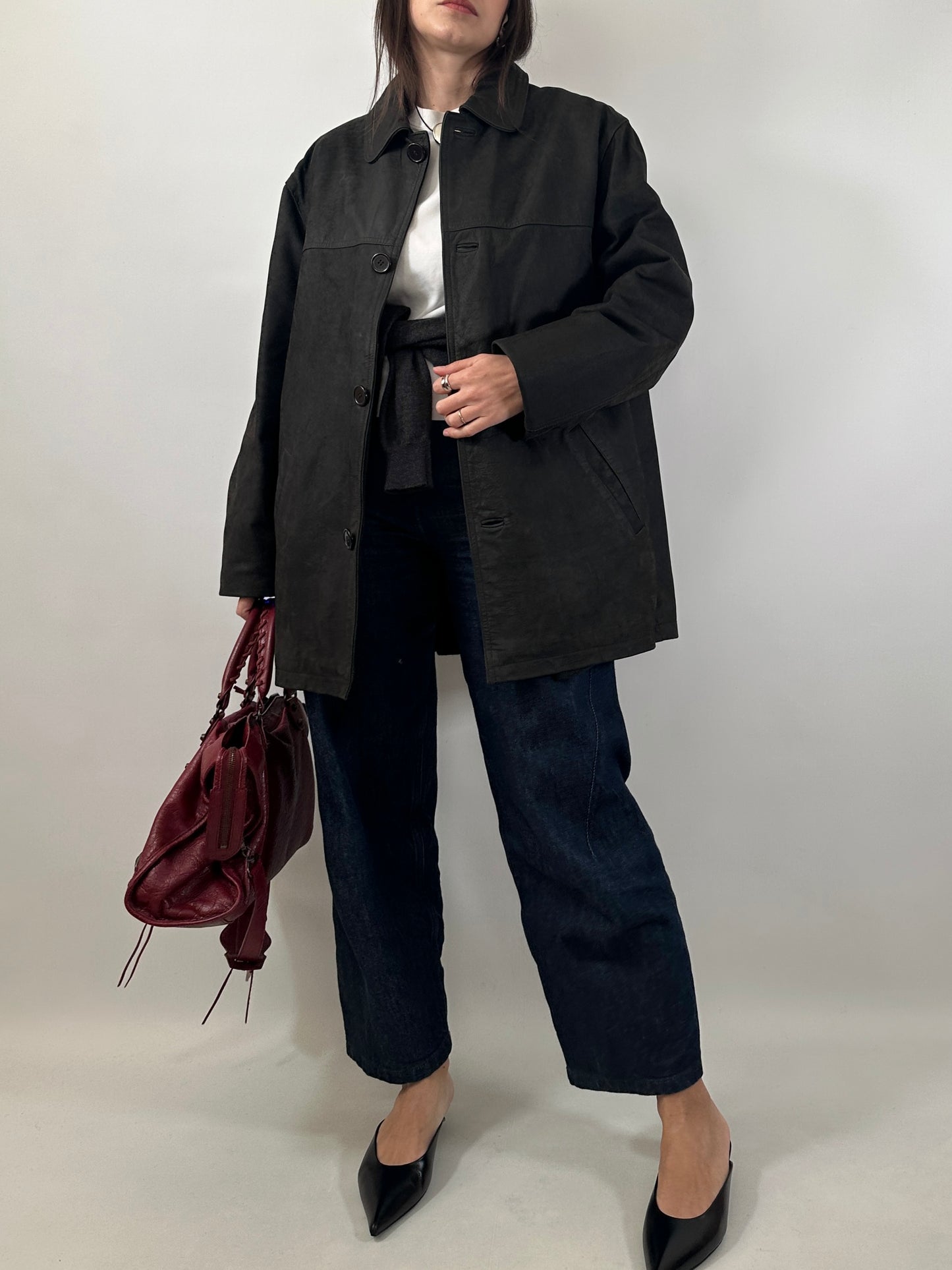 Black Buffalo Leather Jacket