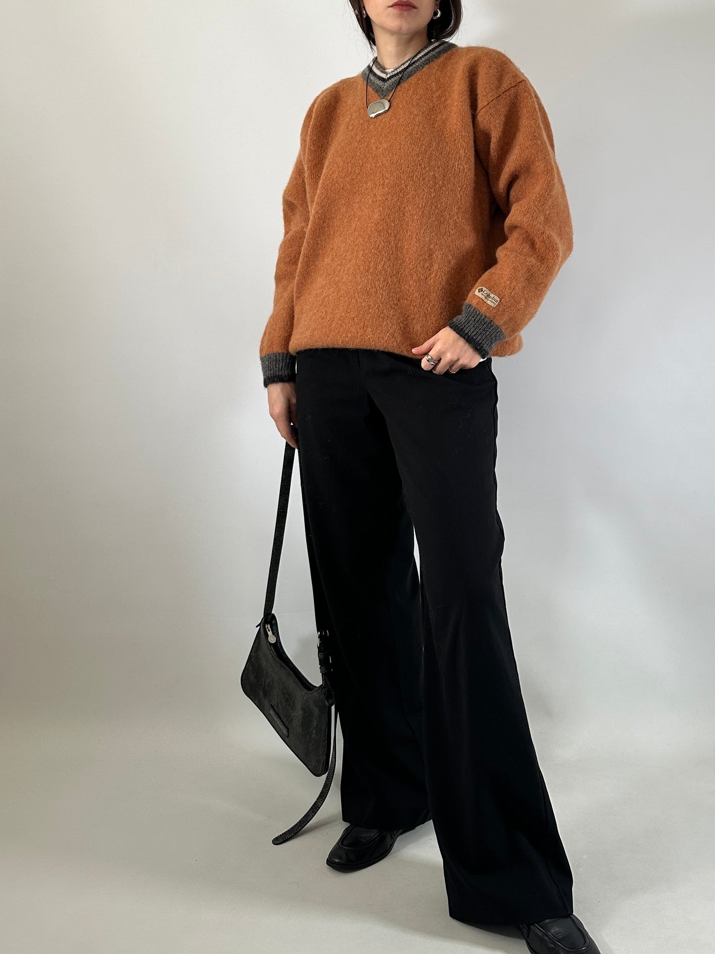 Columbia Sportswear 90s Shetland wool sweater