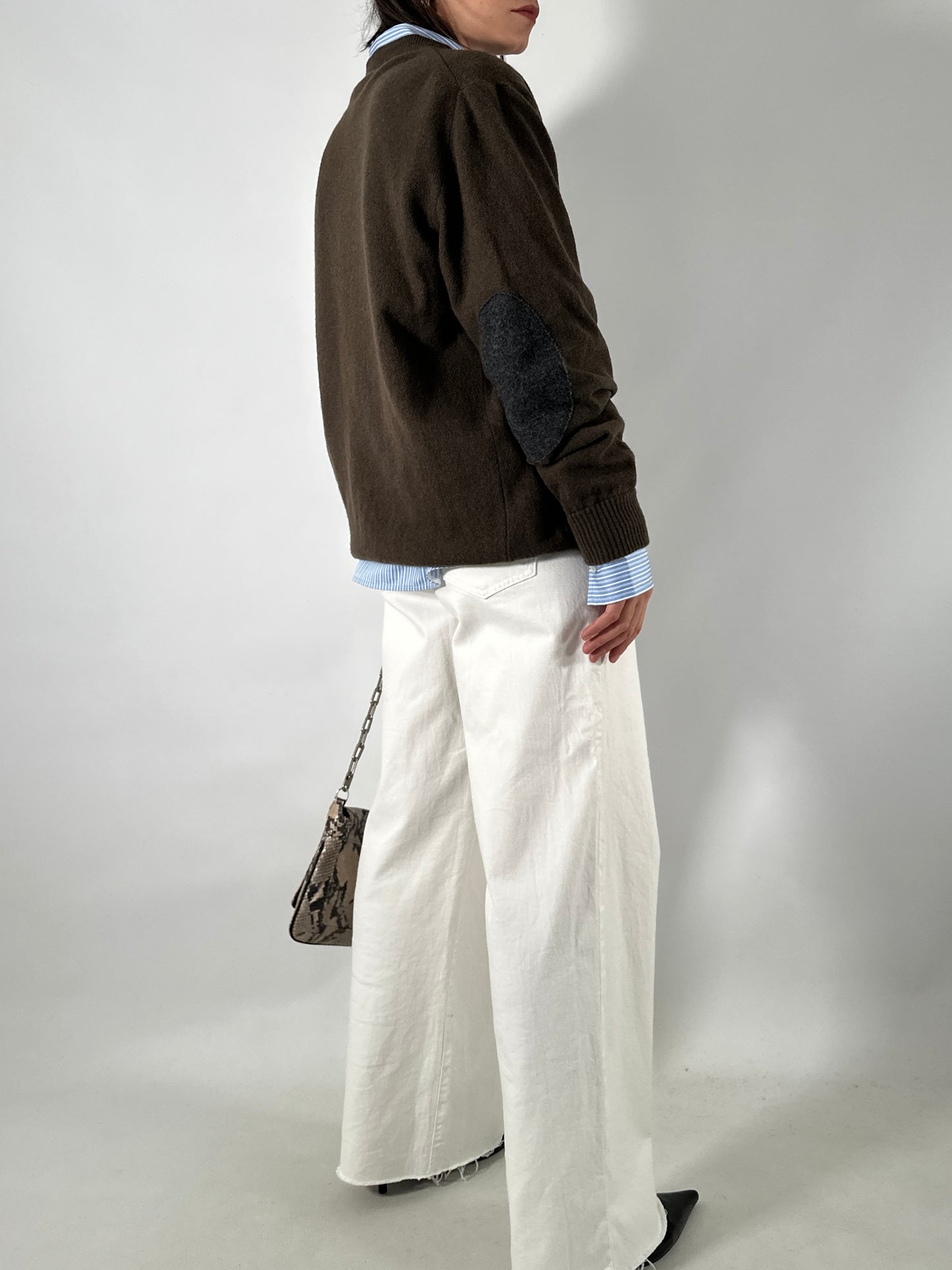 Vintage Fred Perry brown wool sweater