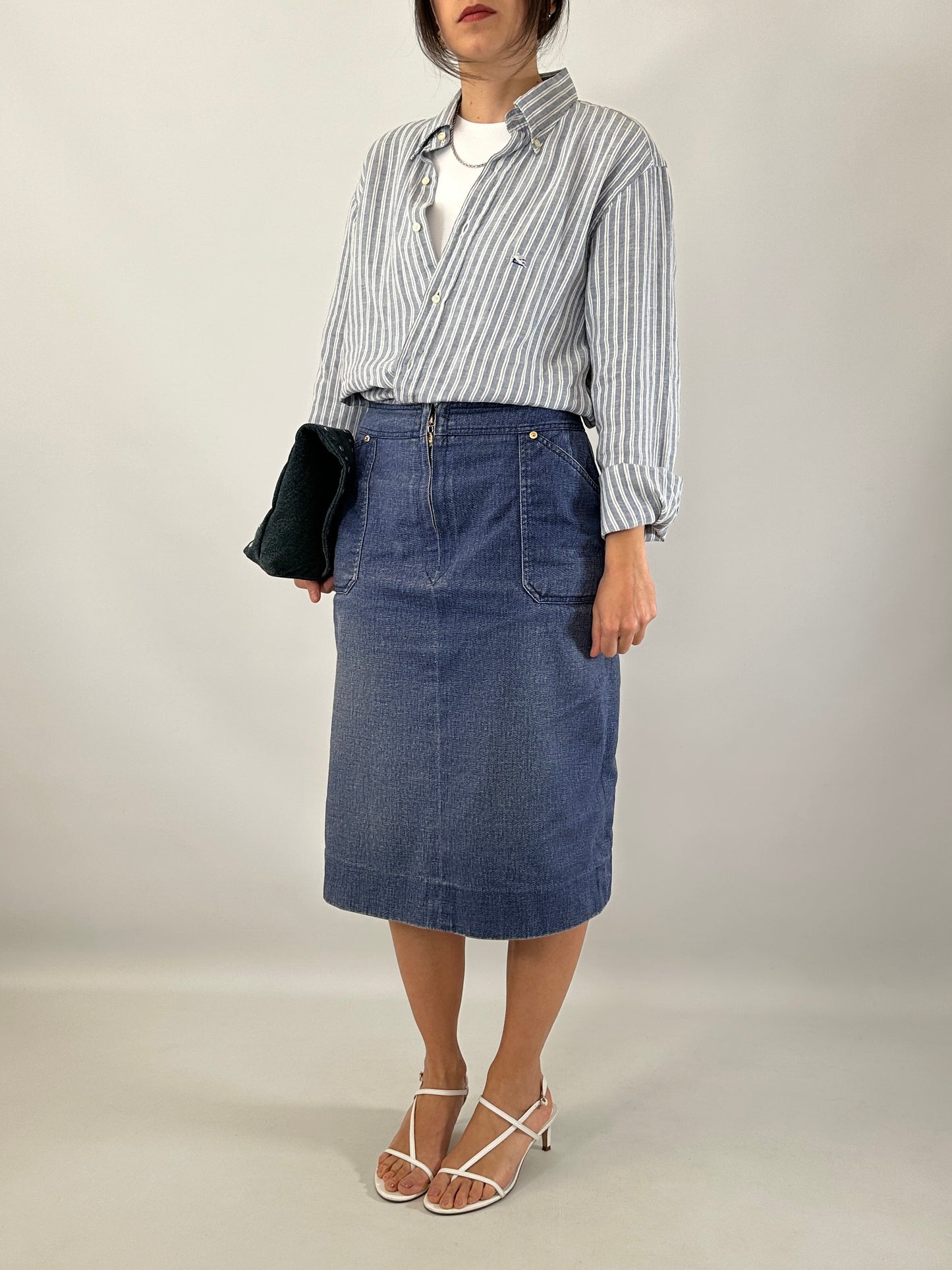 Etro striped linen shirt