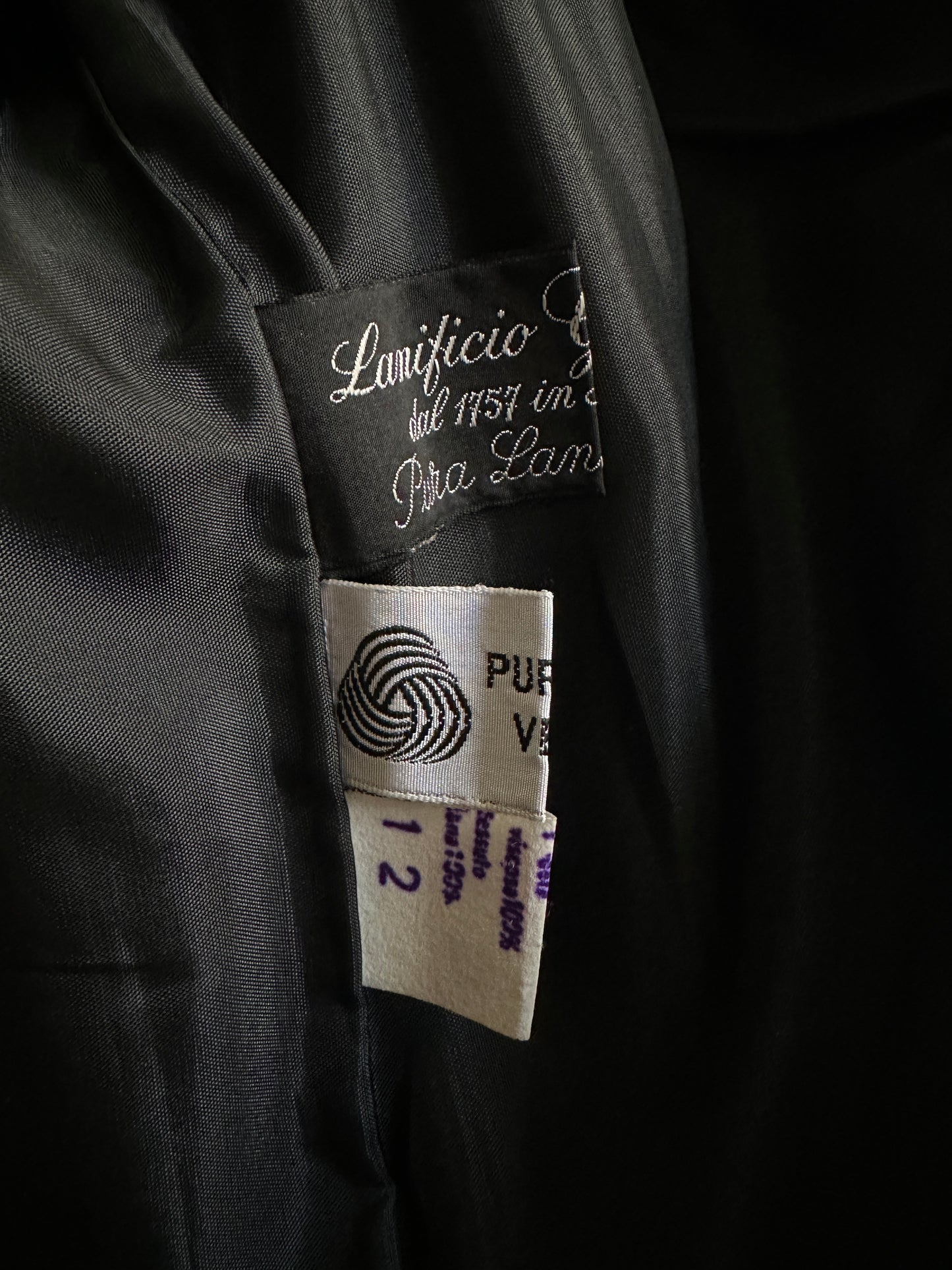 Vintage brushed wool coat