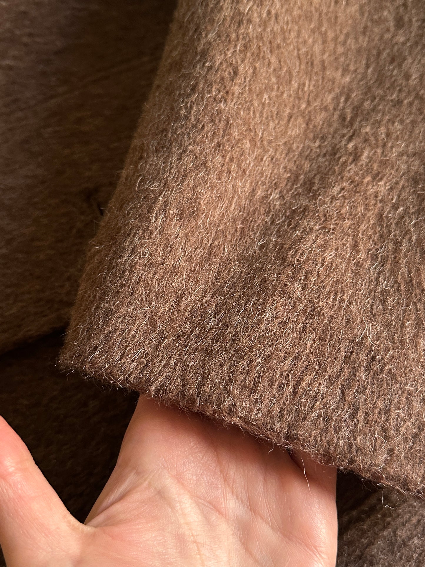 Vintage Llama Wool Coat