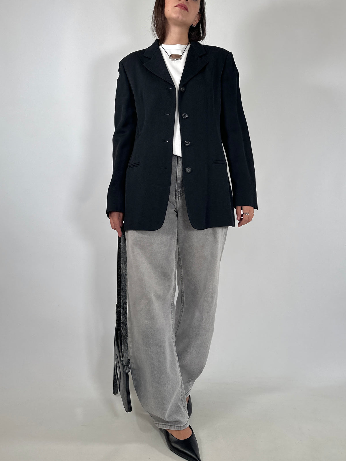 Marella Vintage Silk & Wool Blazer