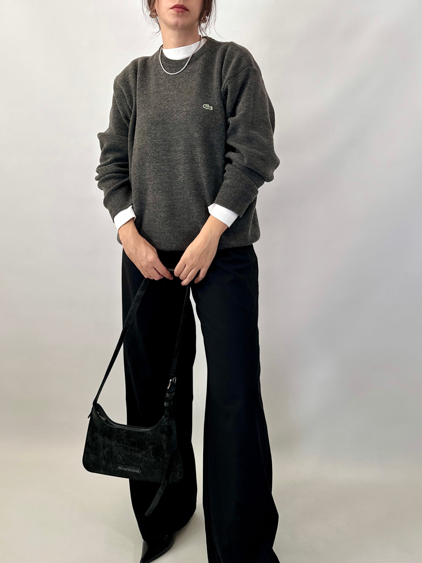 Lacoste wool blend sweater