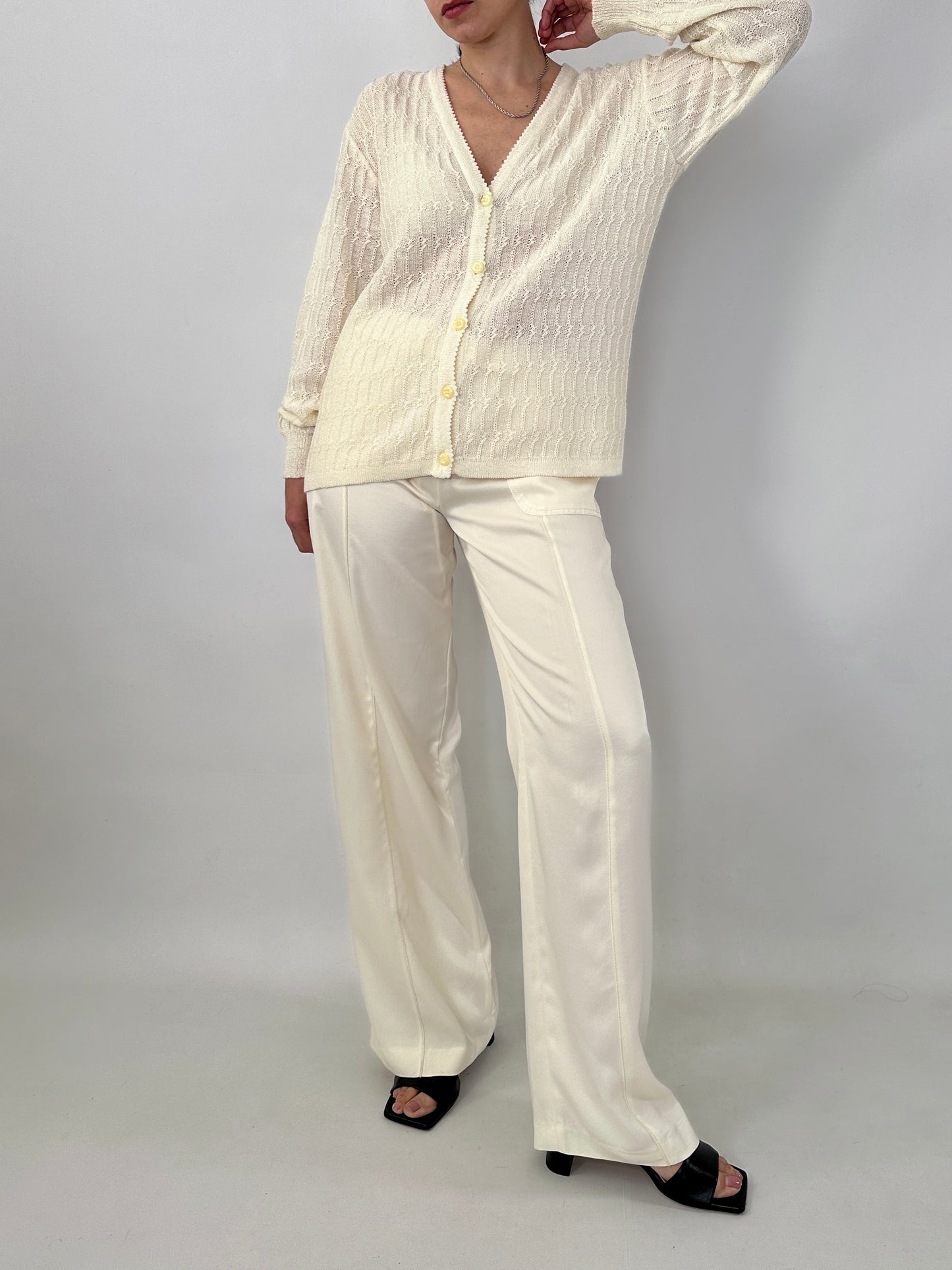 Handmade vintage crochet cardigan