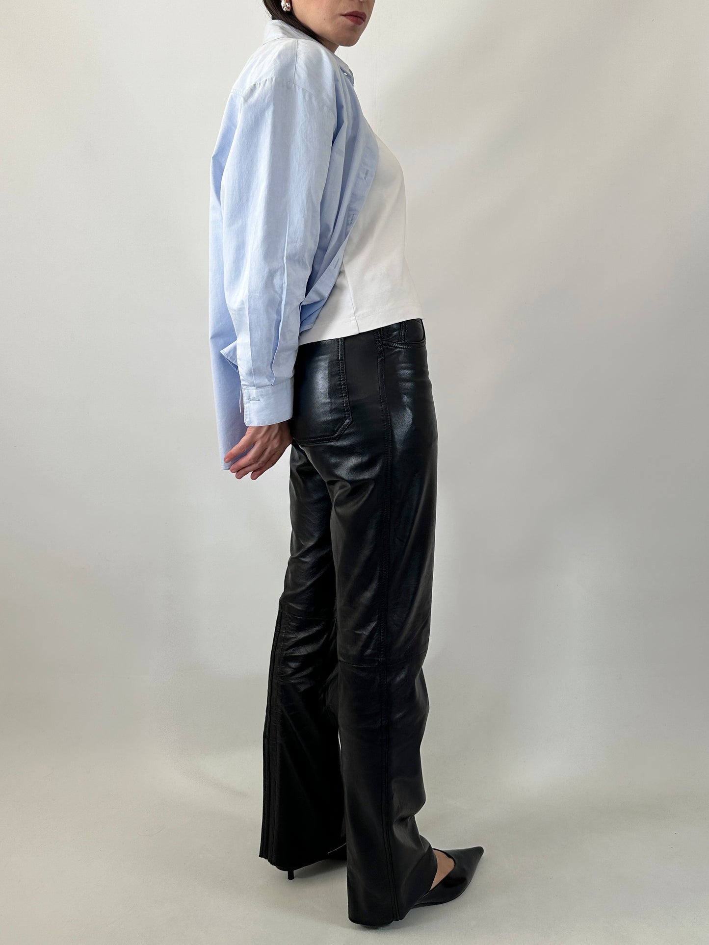 Gianfranco Ferré soft lambskin trousers
