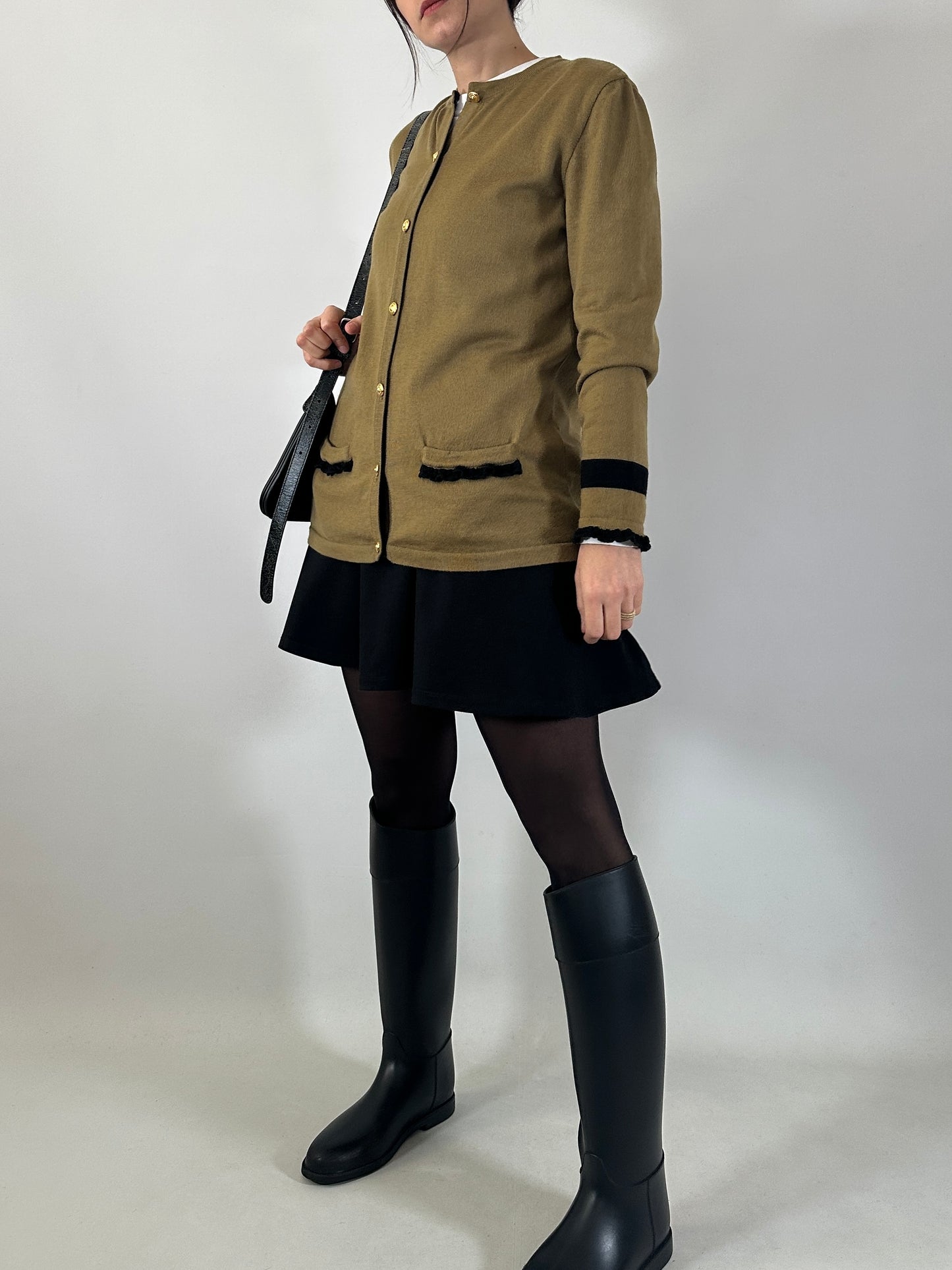 Vintage Roccobarocco merino cardigan - new with tag