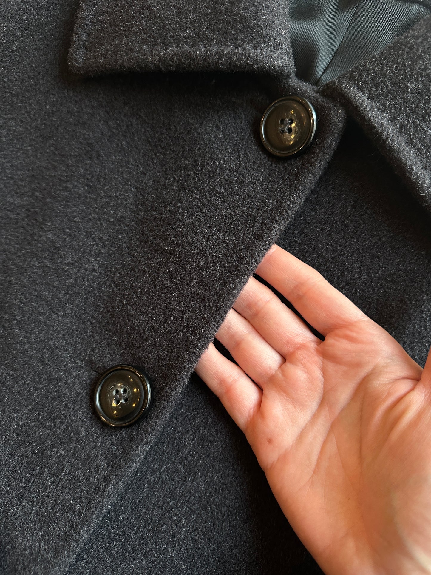 Essential Pure Wool Grey Coat