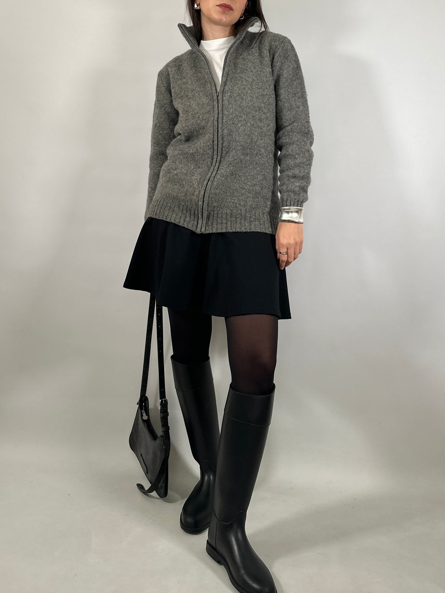 Essential Full Zip Cardigan