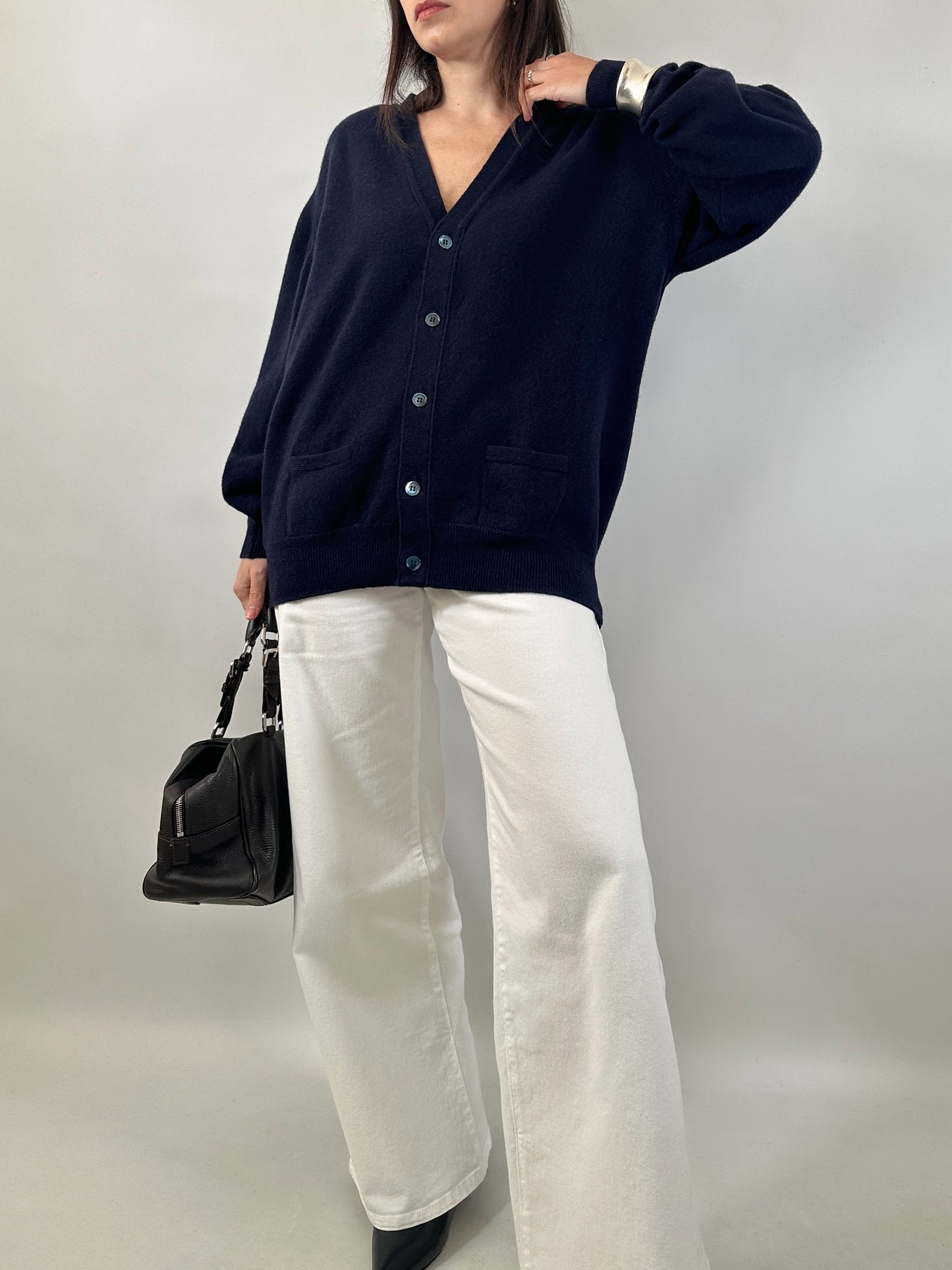 Luxury Geelong Lambswool Cardigan Made in Scotland