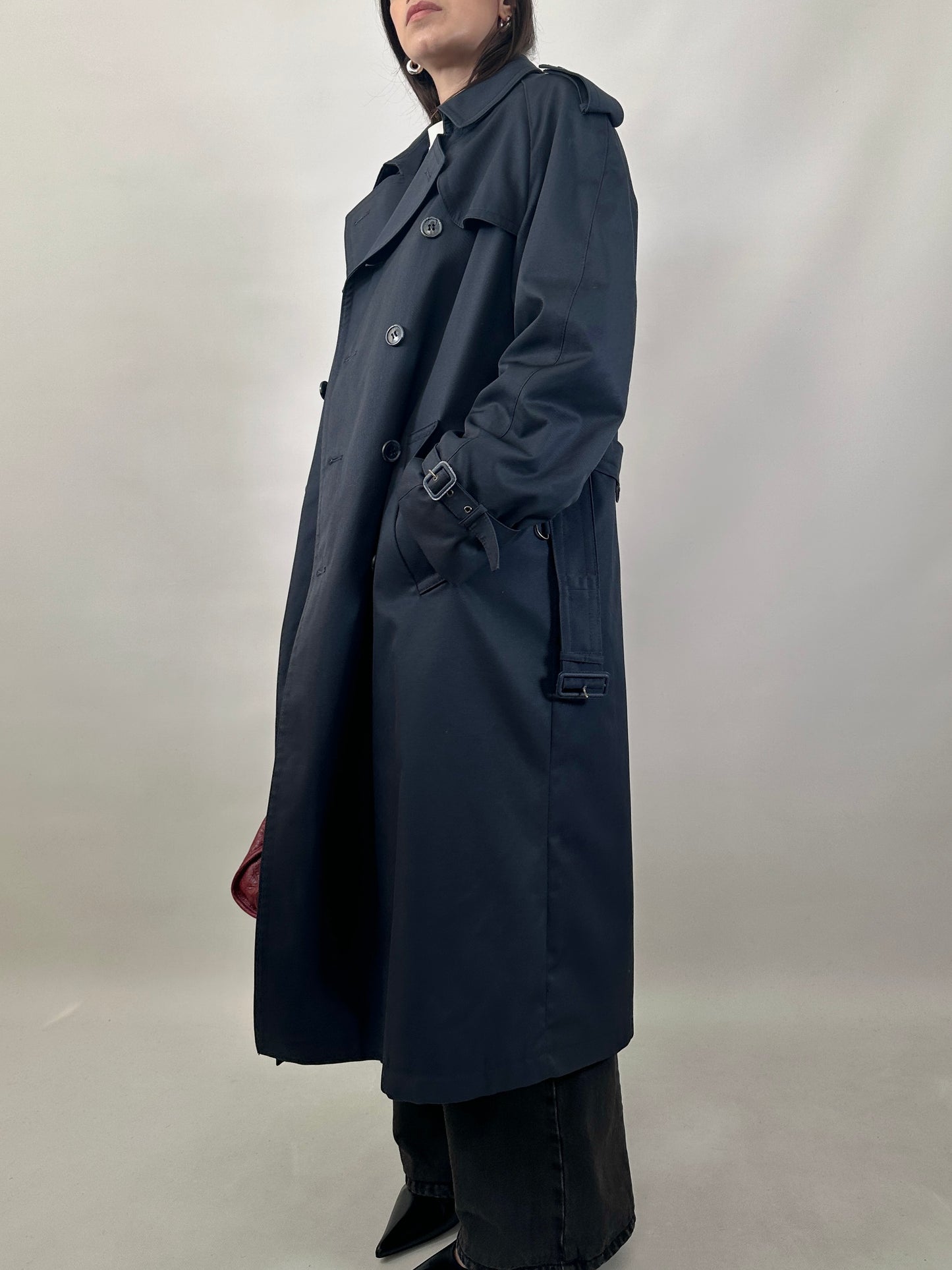 Classic Trench Coat with Removable Wool Lining