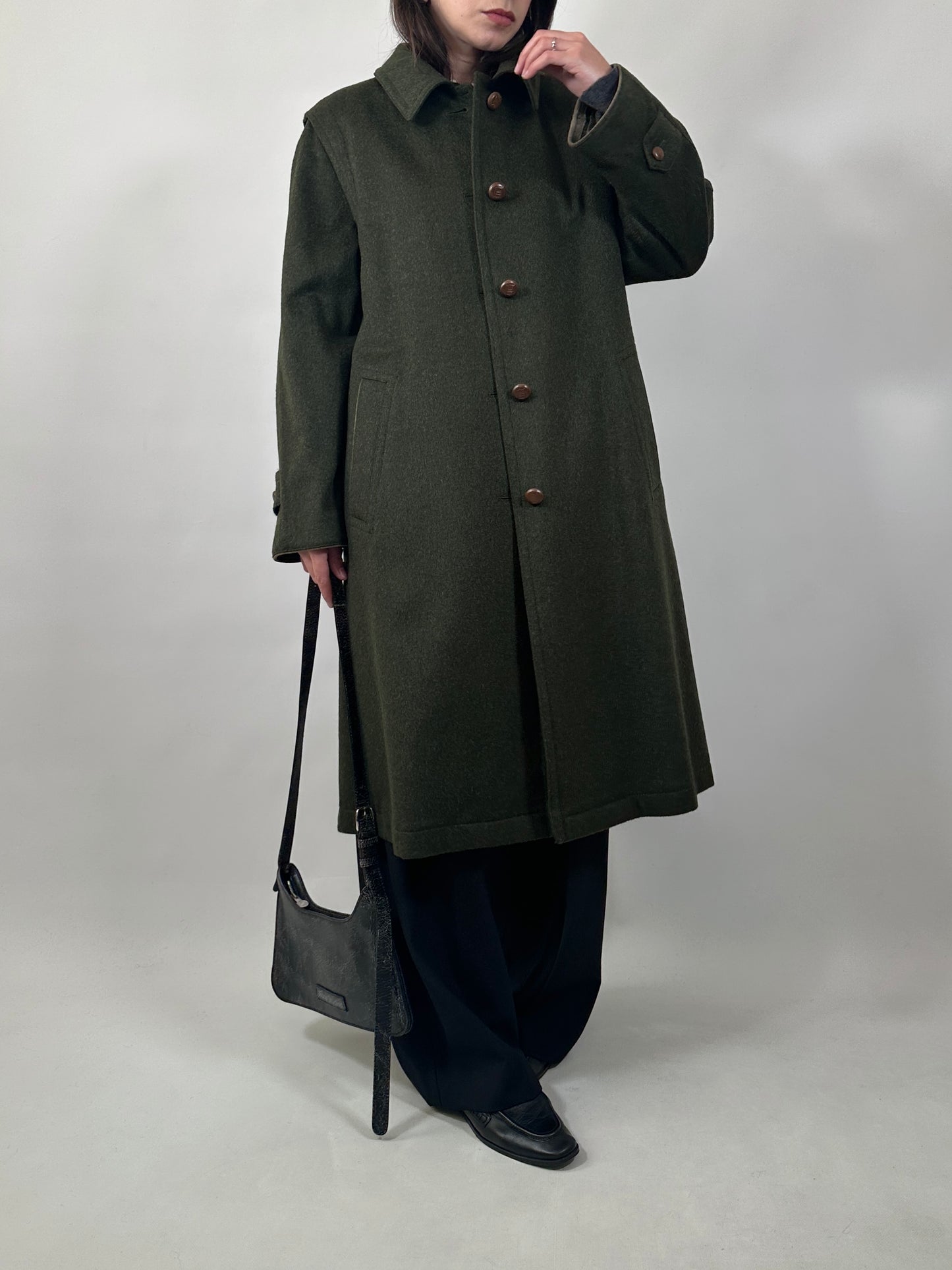 Original Green Loden Wool&Alpaca Coat