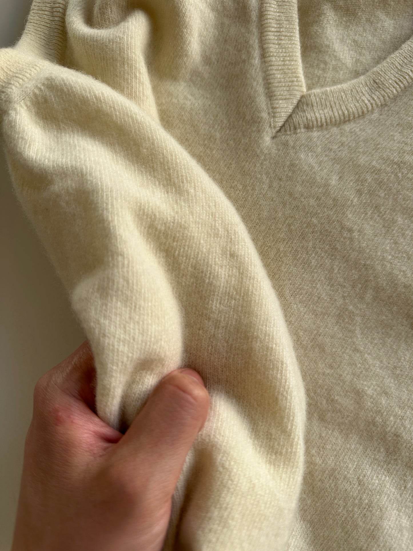 Butter Yellow Wool Sweater Vest