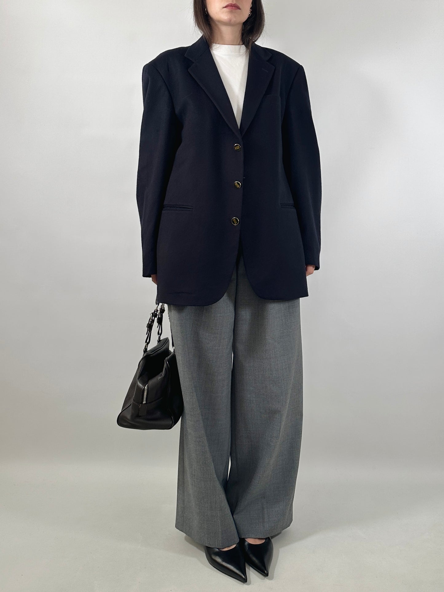 Soft Wool & Cashmere Blend Blazer