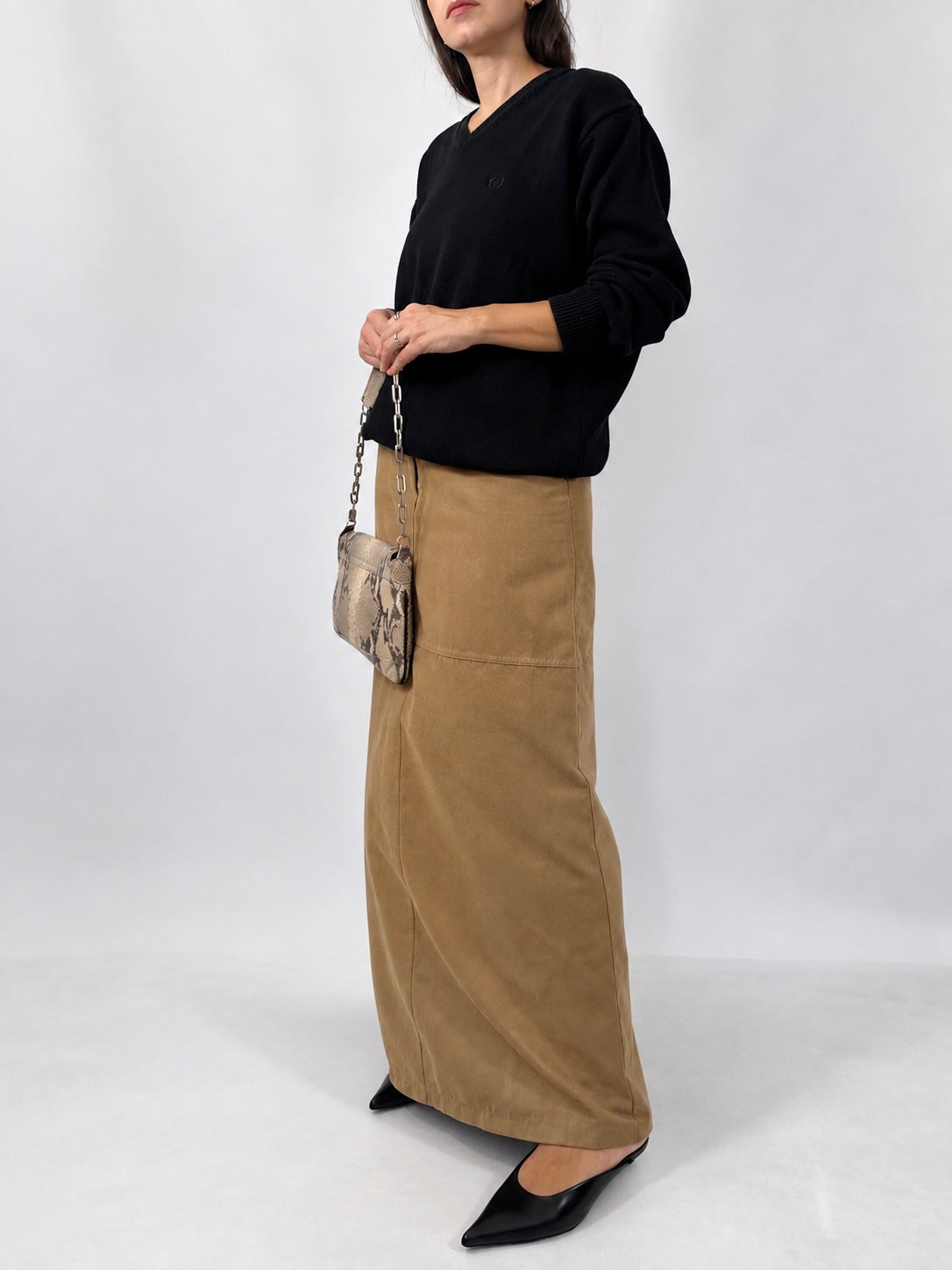 100% Cotton V-Neck Sweater